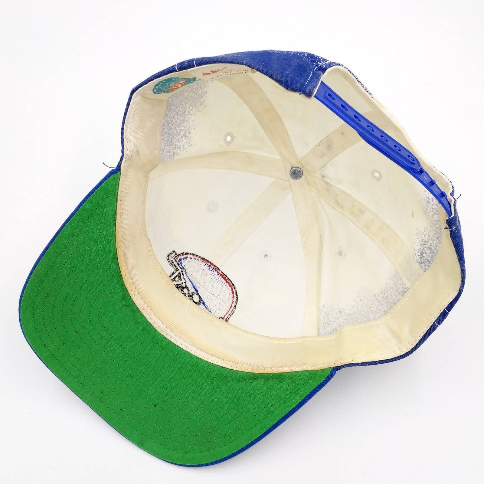NFL × Vintage Vintage NEW YORK GIANTS Snapback Trucker Hat NFL Licensed Size ONE SIZE - 8 Thumbnail