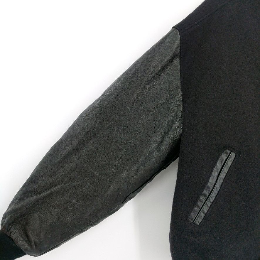 Vintage Vintage EMP Music Project Wool Leather Bomber Jacket USA Size US XL / EU 56 / 4 - 5 Thumbnail
