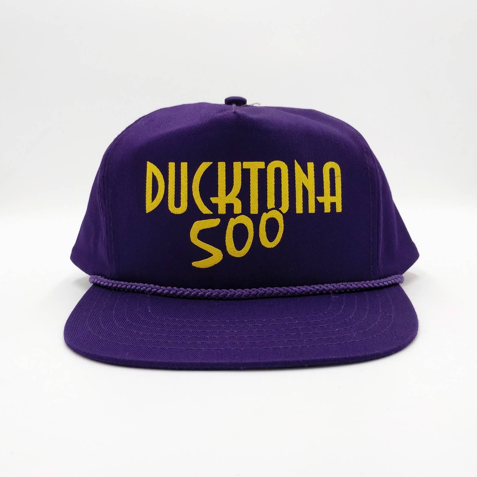 Vintage Vintage DUCKTONA 500 Snapback Trucker Hat 90s Car Boat Show Size ONE SIZE - 2 Thumbnail