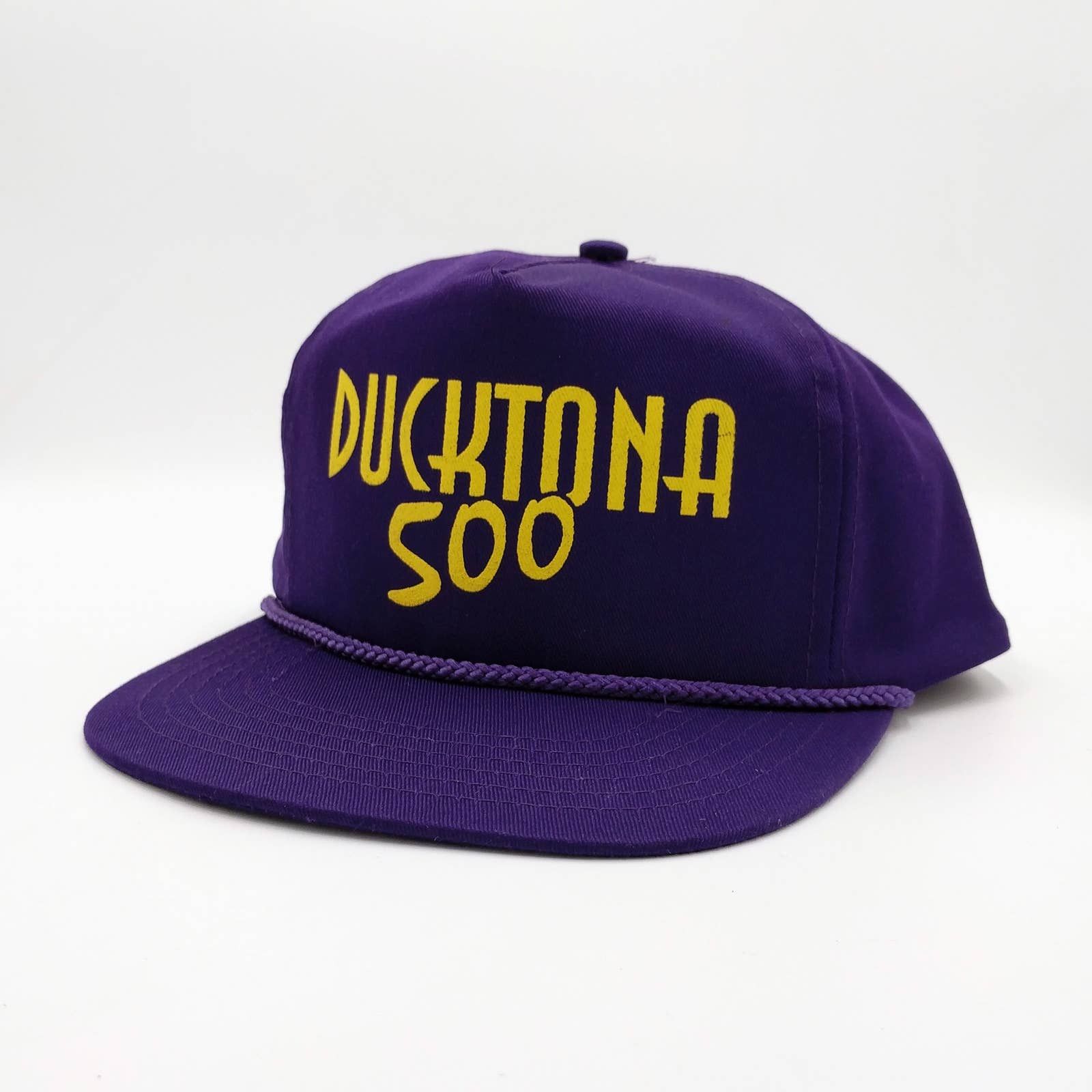 Vintage Vintage DUCKTONA 500 Snapback Trucker Hat 90s Car Boat Show Size ONE SIZE - 3 Thumbnail