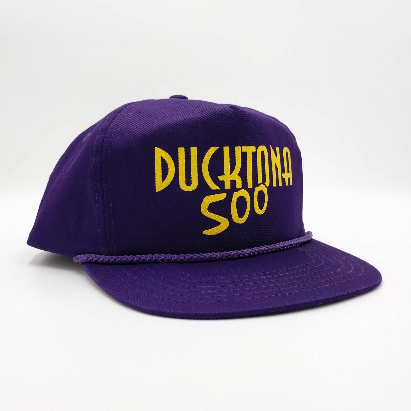 Vintage Vintage DUCKTONA 500 Snapback Trucker Hat 90s Car Boat Show Size ONE SIZE - 1 Thumbnail