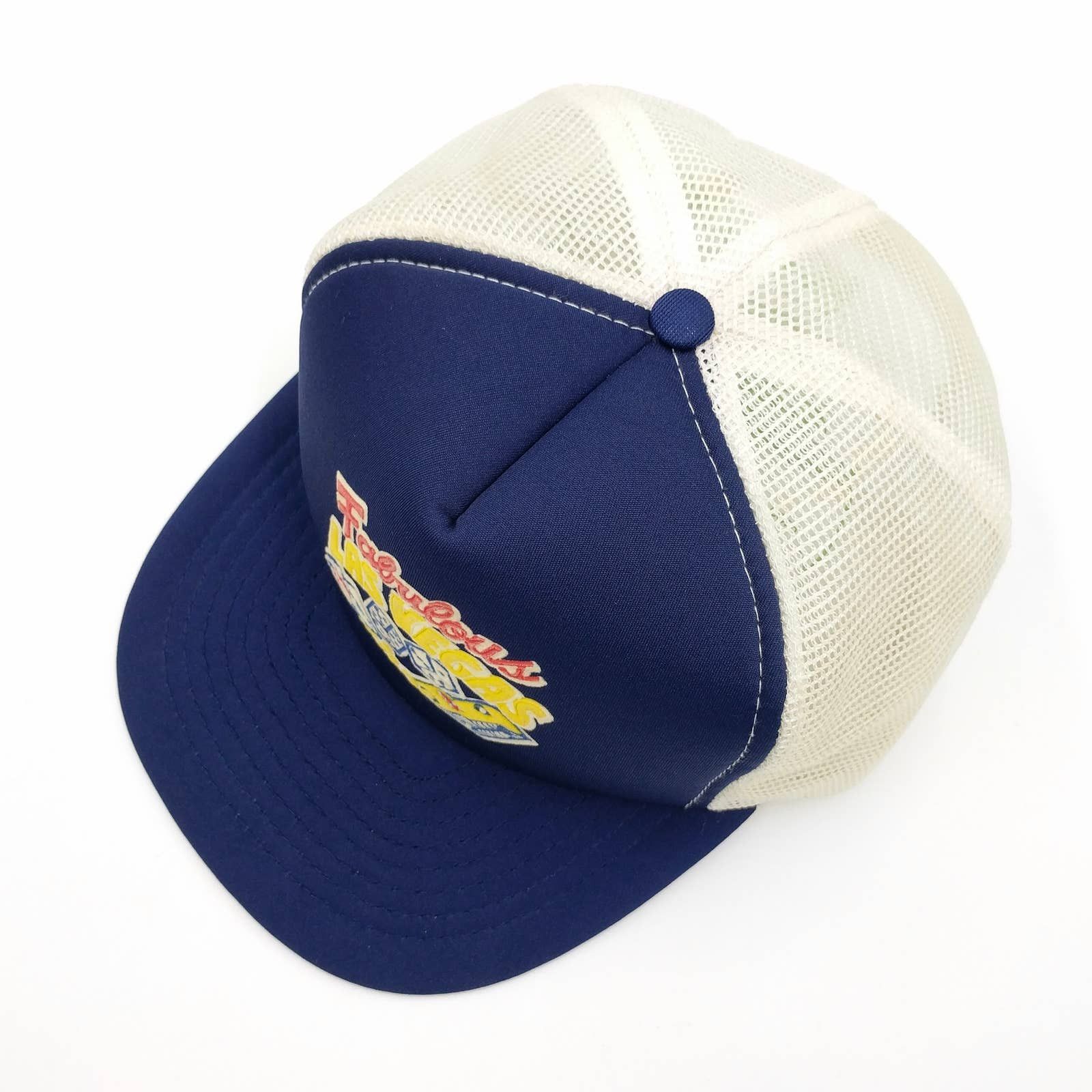 Vintage Vintage Fabulous Las Vegas Snapback Trucker Mesh Hat 80s Size ONE SIZE - 4 Thumbnail
