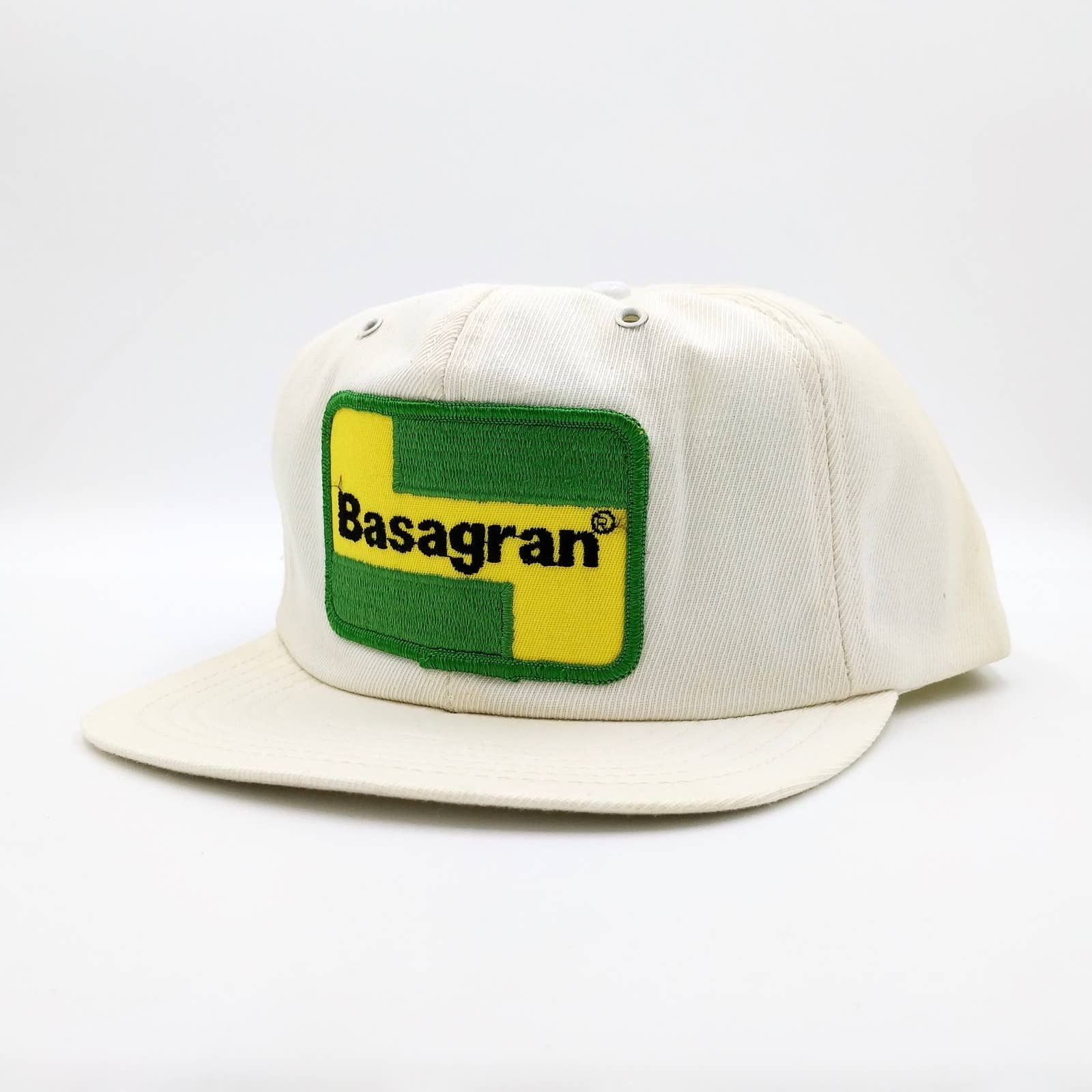 Vintage Vintage Basagran Patch Snapback Trucker Hat 70s Farm USA Size ONE SIZE - 3 Thumbnail