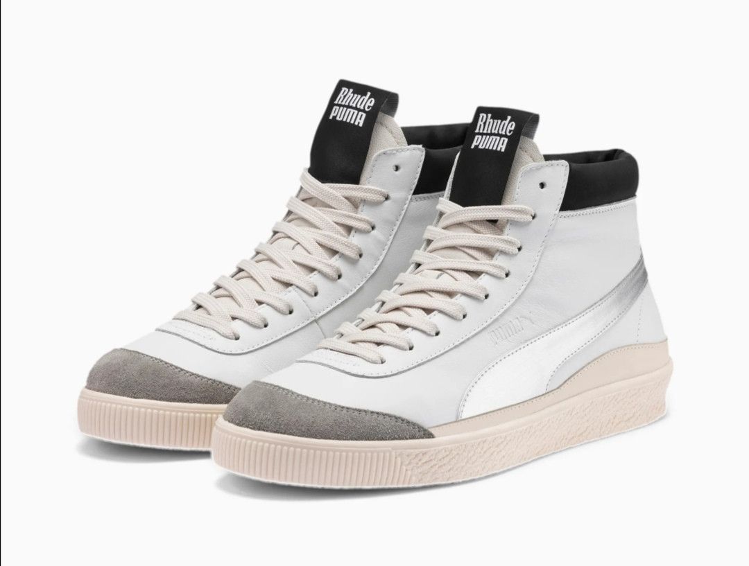Puma × Rhude RHUDE x Puma Basket '68 OG Mid Drizzle Size US 11 / EU 44 - 1 Thumbnail
