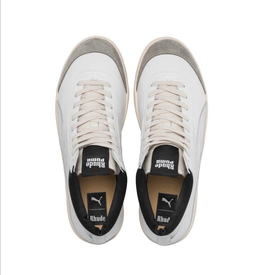 Puma × Rhude RHUDE x Puma Basket '68 OG Mid Drizzle Size US 11 / EU 44 - 2 Thumbnail