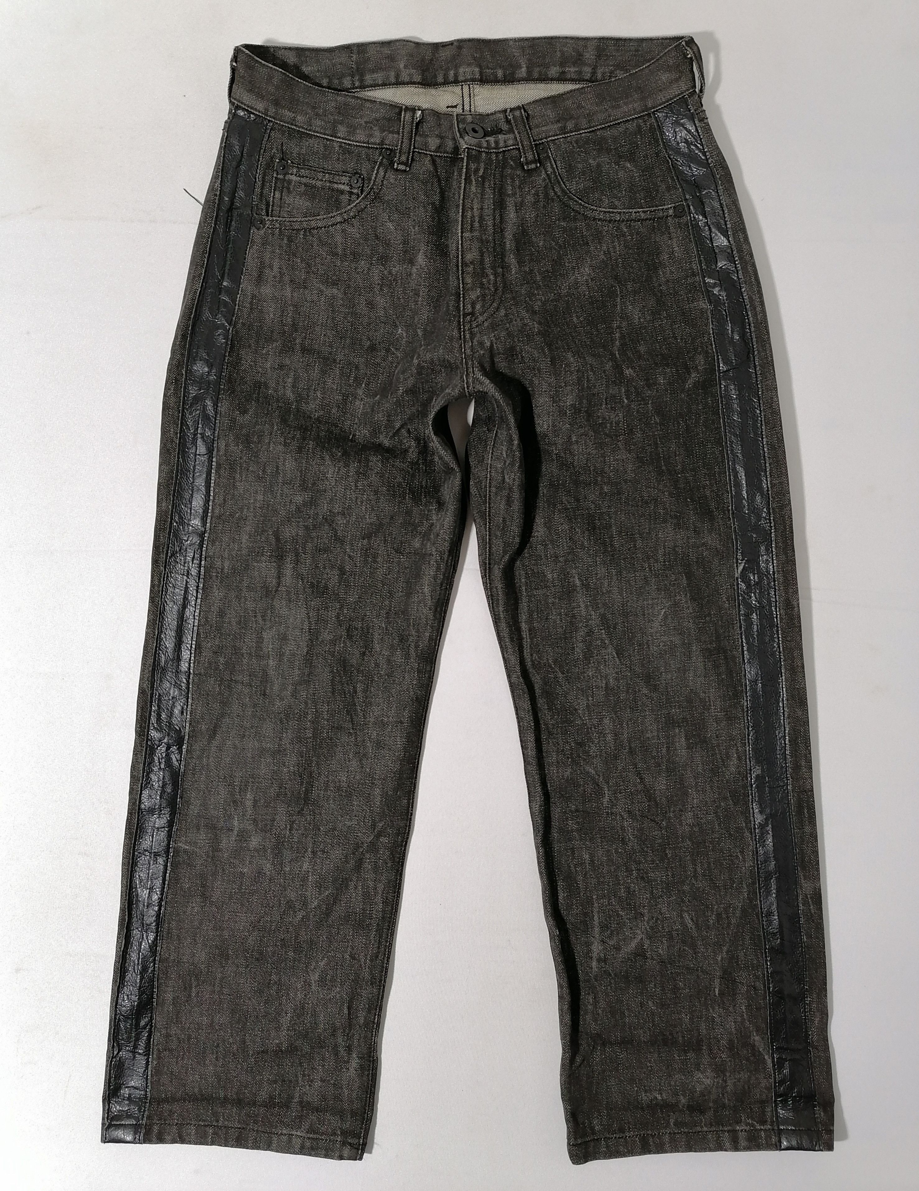 Neighborhood Neighborhood 02 Taped Black Denim Jeans Size US 31 - 2 Thumbnail