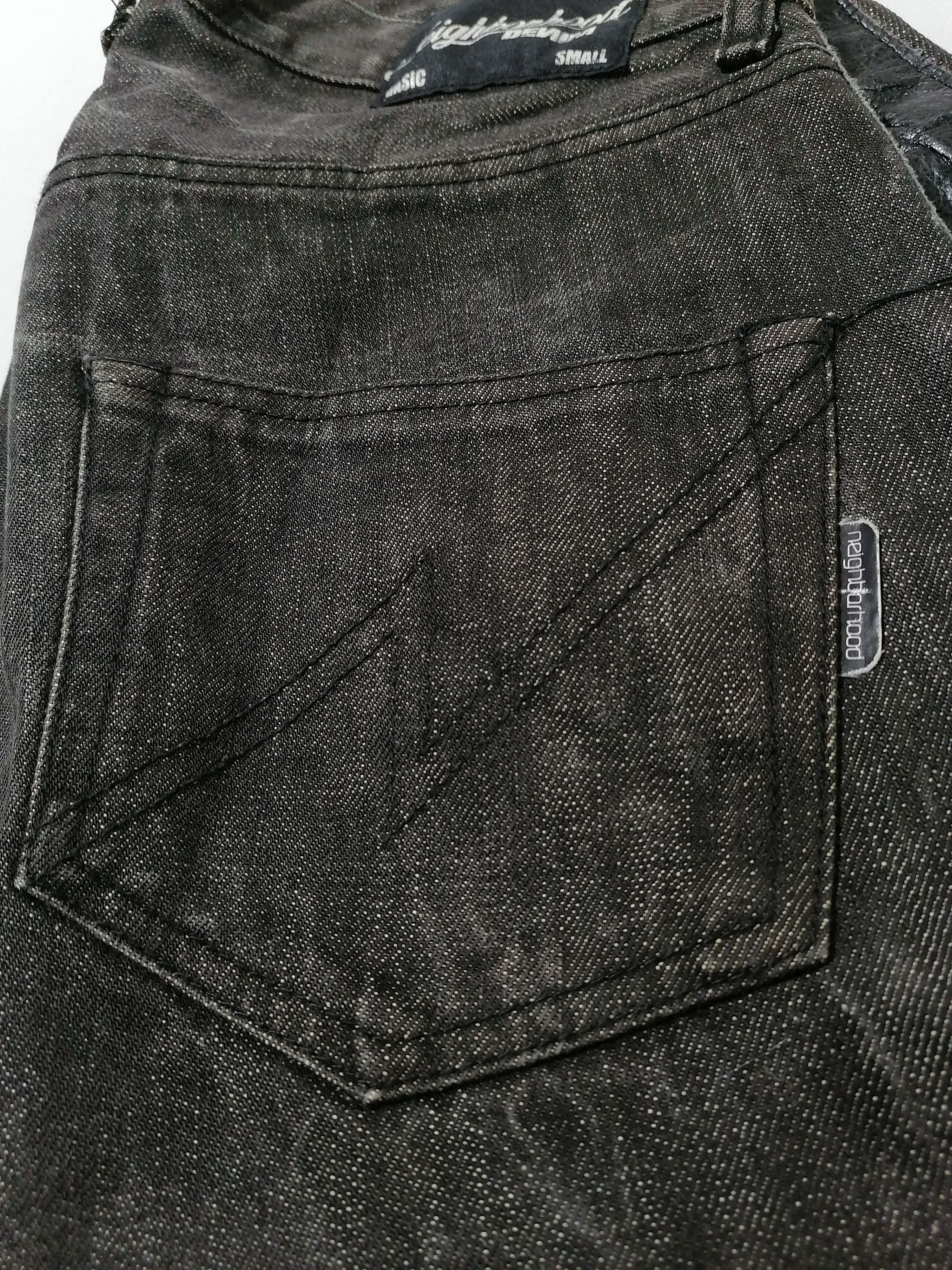 Neighborhood Neighborhood 02 Taped Black Denim Jeans Size US 31 - 9 Thumbnail