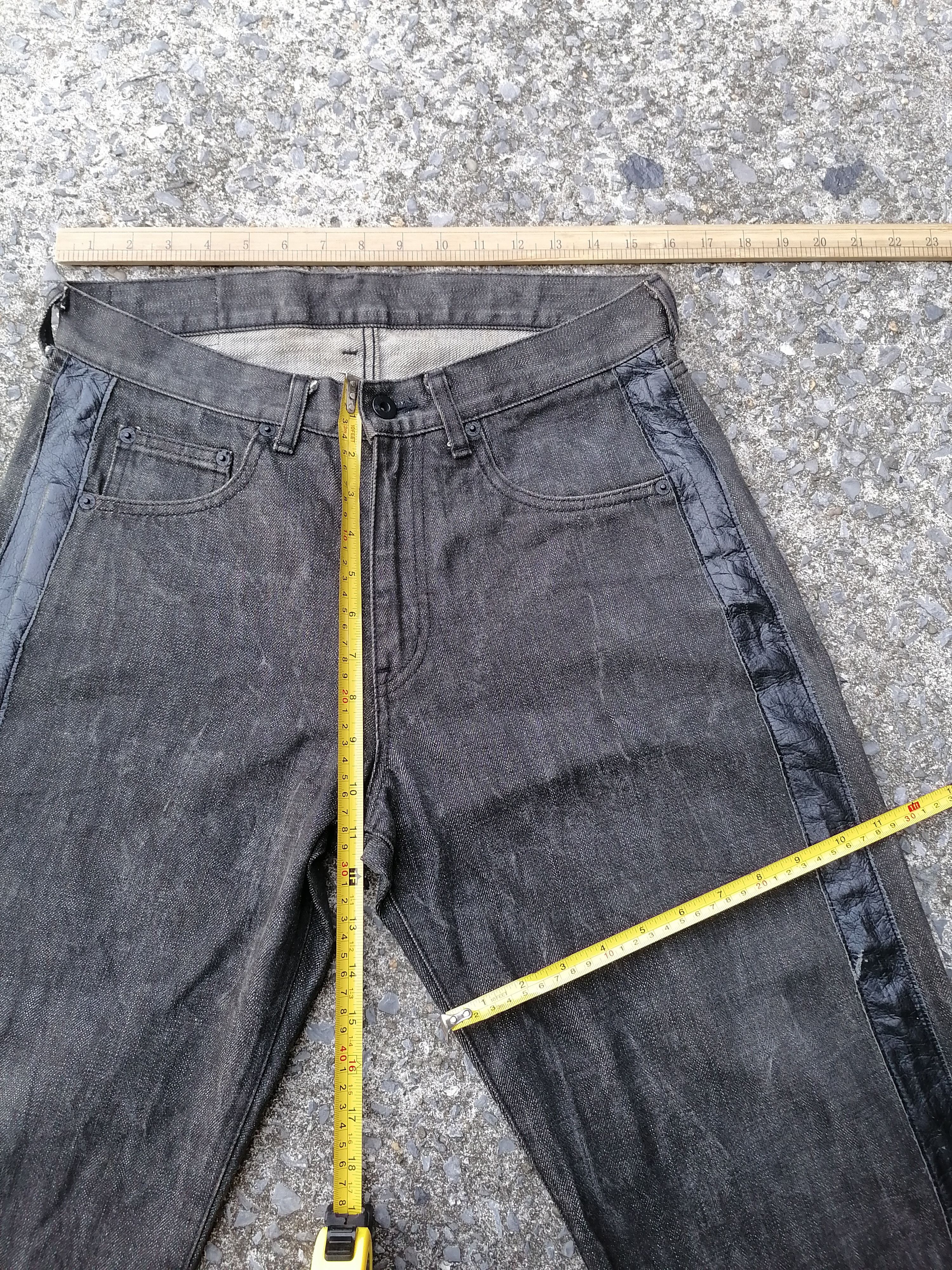 Neighborhood Neighborhood 02 Taped Black Denim Jeans Size US 31 - 12 Thumbnail