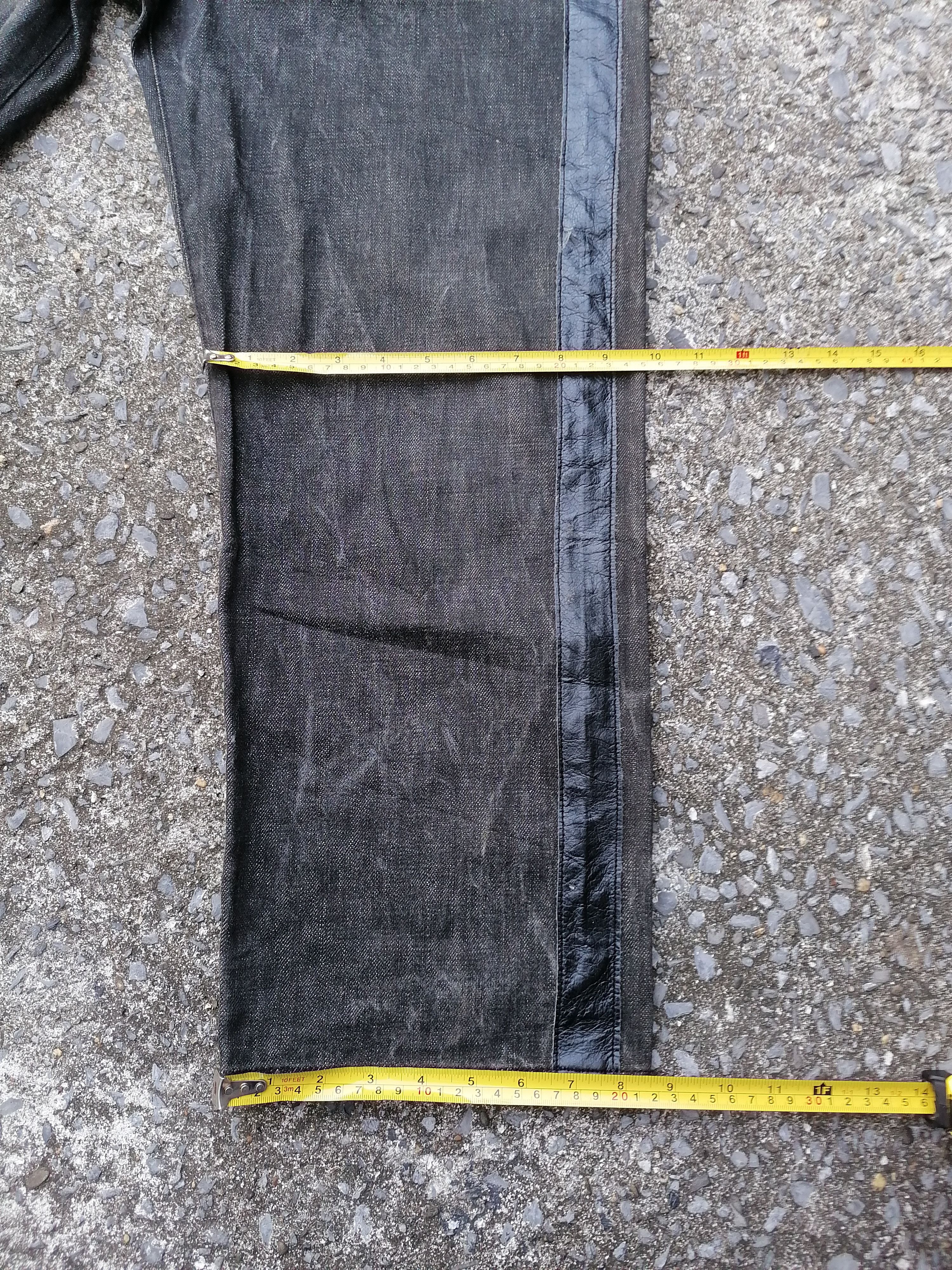 Neighborhood Neighborhood 02 Taped Black Denim Jeans Size US 31 - 11 Thumbnail