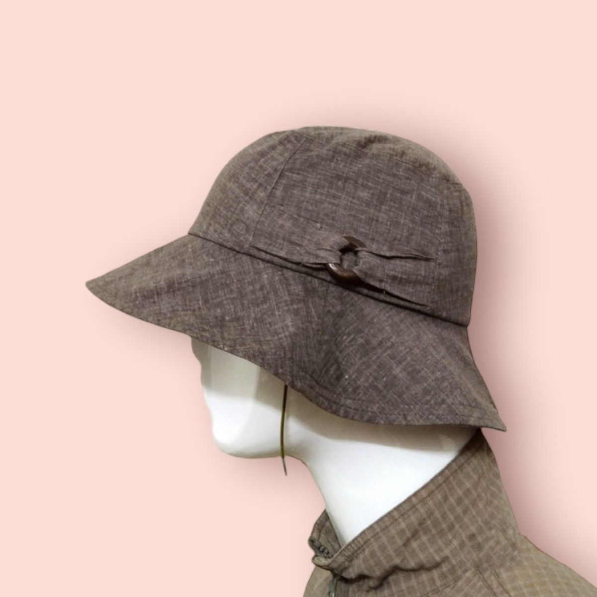 Japanese Brand × Vintage VINTAGE JAPAN COTTON LINEN BUCKET HAT Size ONE SIZE - 11 Thumbnail