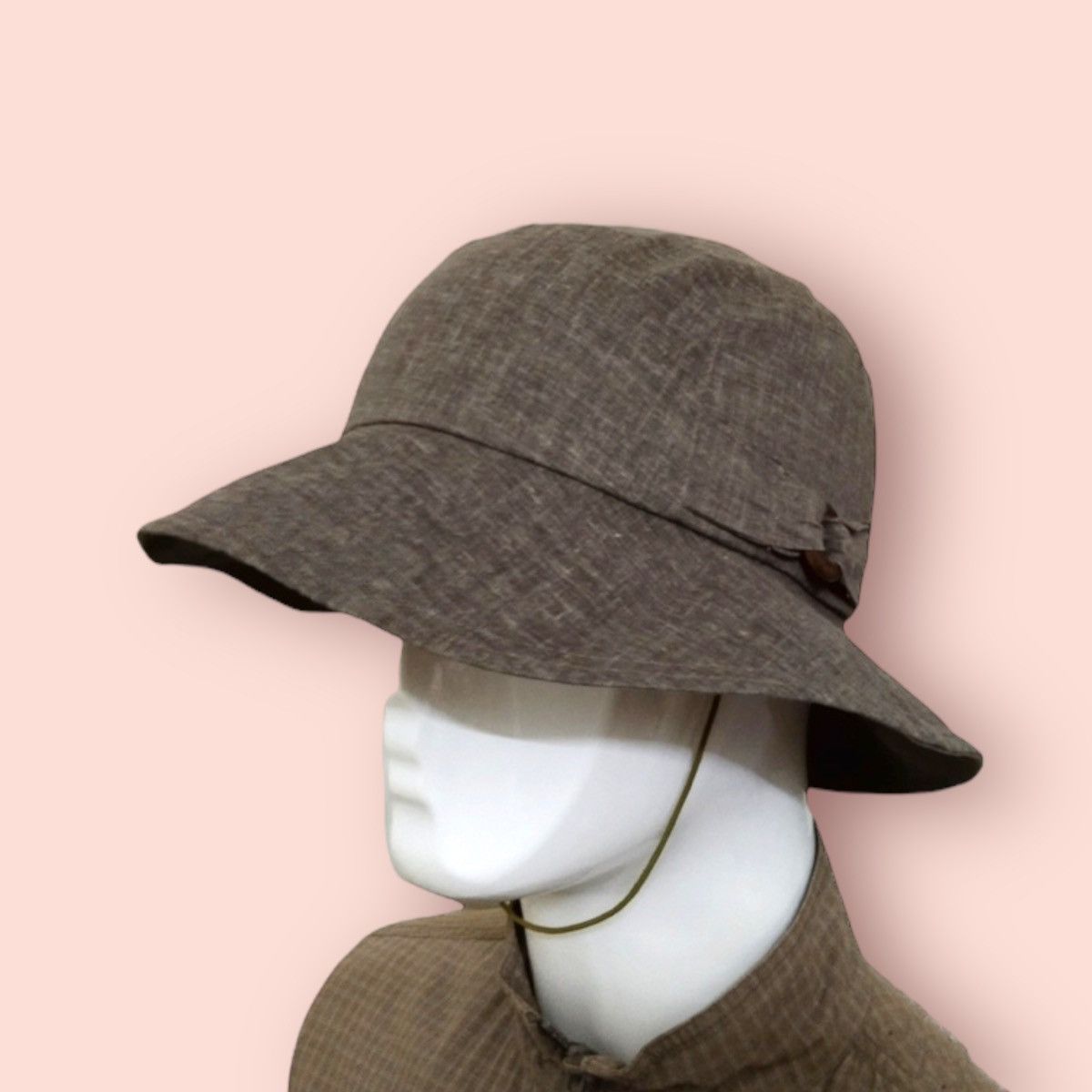Japanese Brand × Vintage VINTAGE JAPAN COTTON LINEN BUCKET HAT Size ONE SIZE - 3 Thumbnail