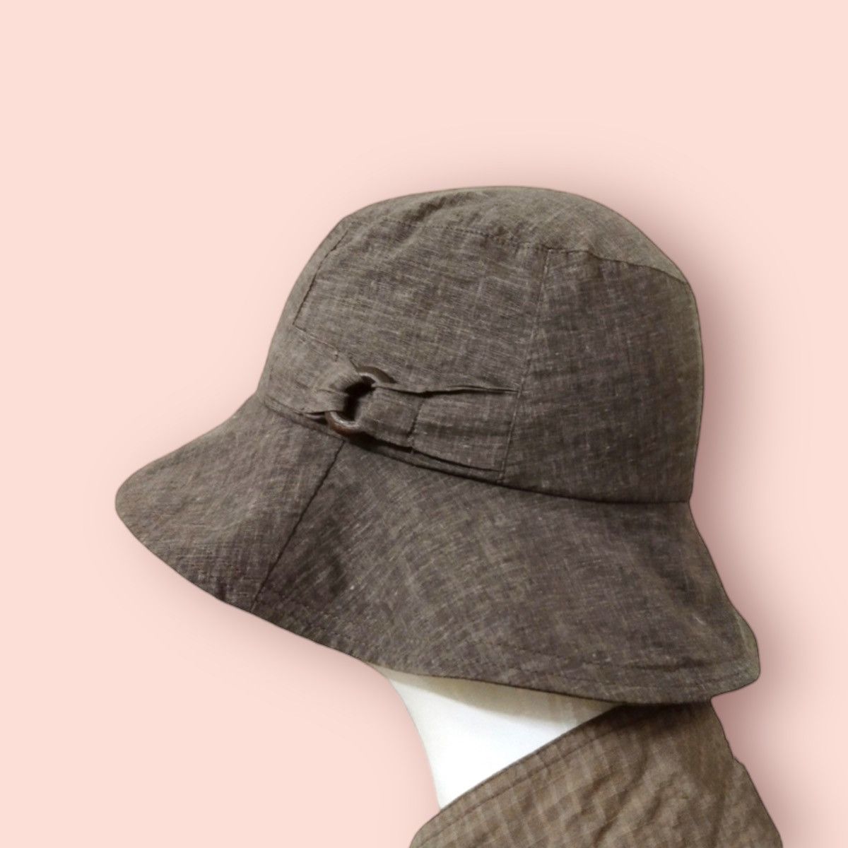 Japanese Brand × Vintage VINTAGE JAPAN COTTON LINEN BUCKET HAT Size ONE SIZE - 2 Thumbnail