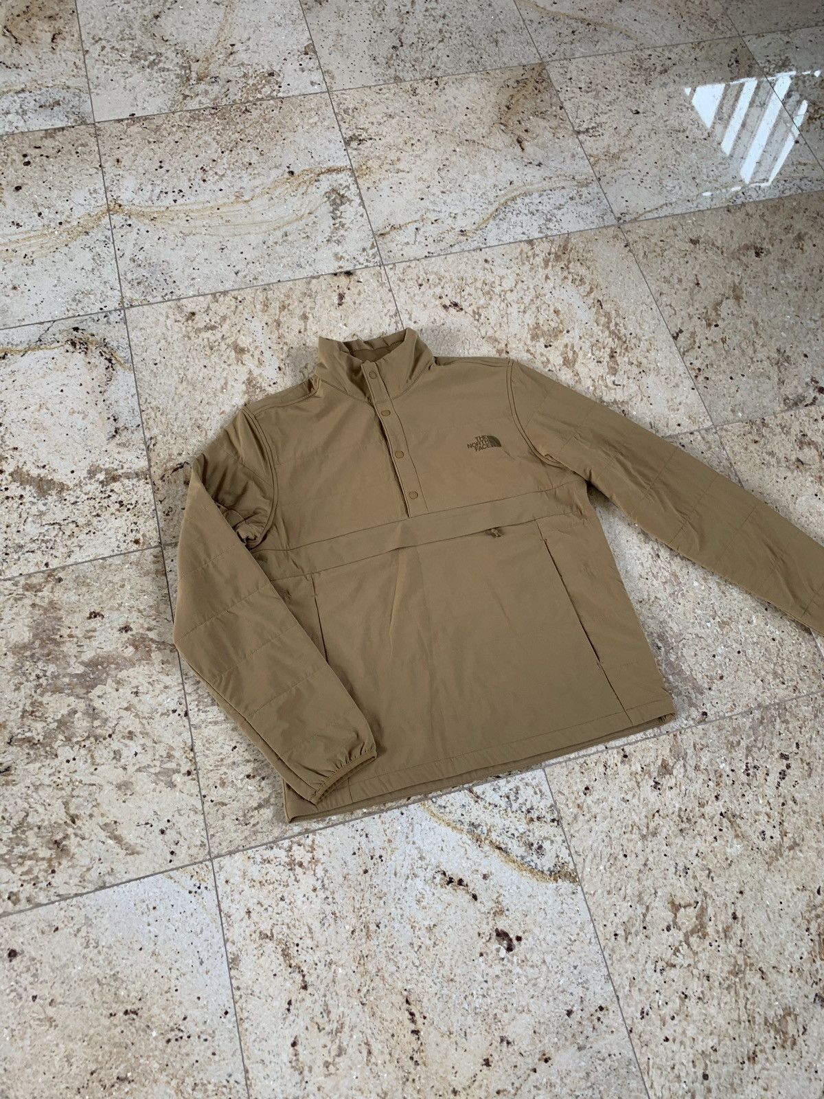 The North Face Lightly Padded, Line Half Button Pullover in Beige Size US M / EU 48-50 / 2 - 3 Thumbnail