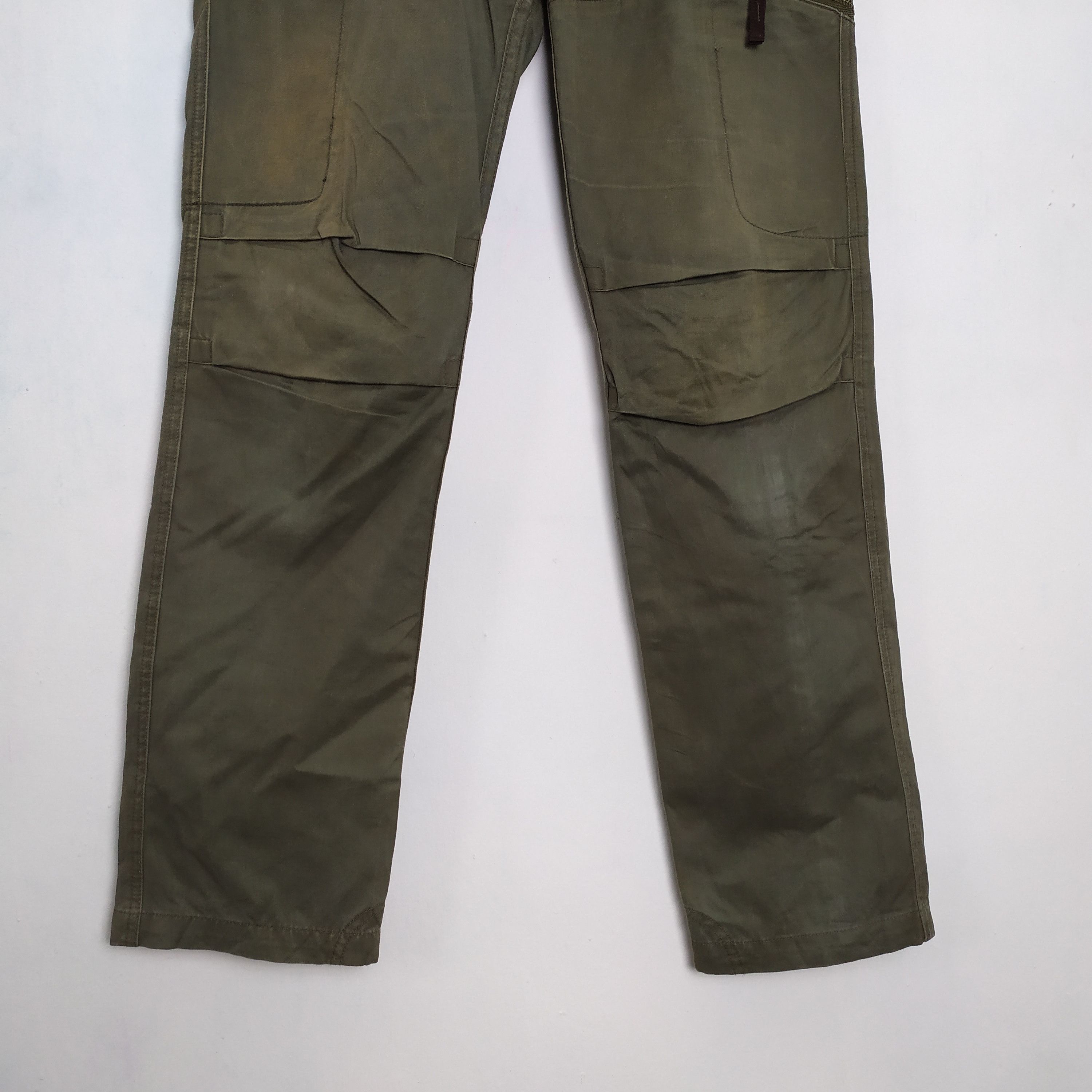 Japanese Brand VINTAGE JSTORM GREEN RUSTY CARGO PANTS Size US 30 / EU 46 - 5 Thumbnail