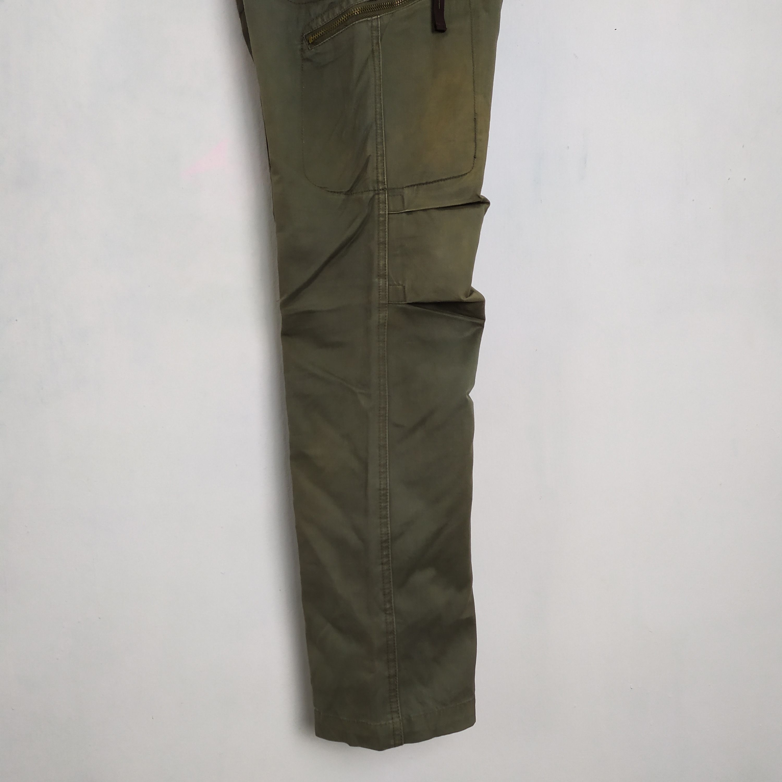 Japanese Brand VINTAGE JSTORM GREEN RUSTY CARGO PANTS Size US 30 / EU 46 - 8 Thumbnail
