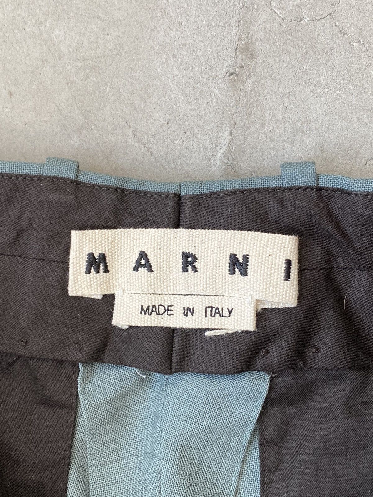 Marni Marni Tropical Wool Cropped Wide Leg Trousers Size US 32 / EU 48 - 11 Thumbnail