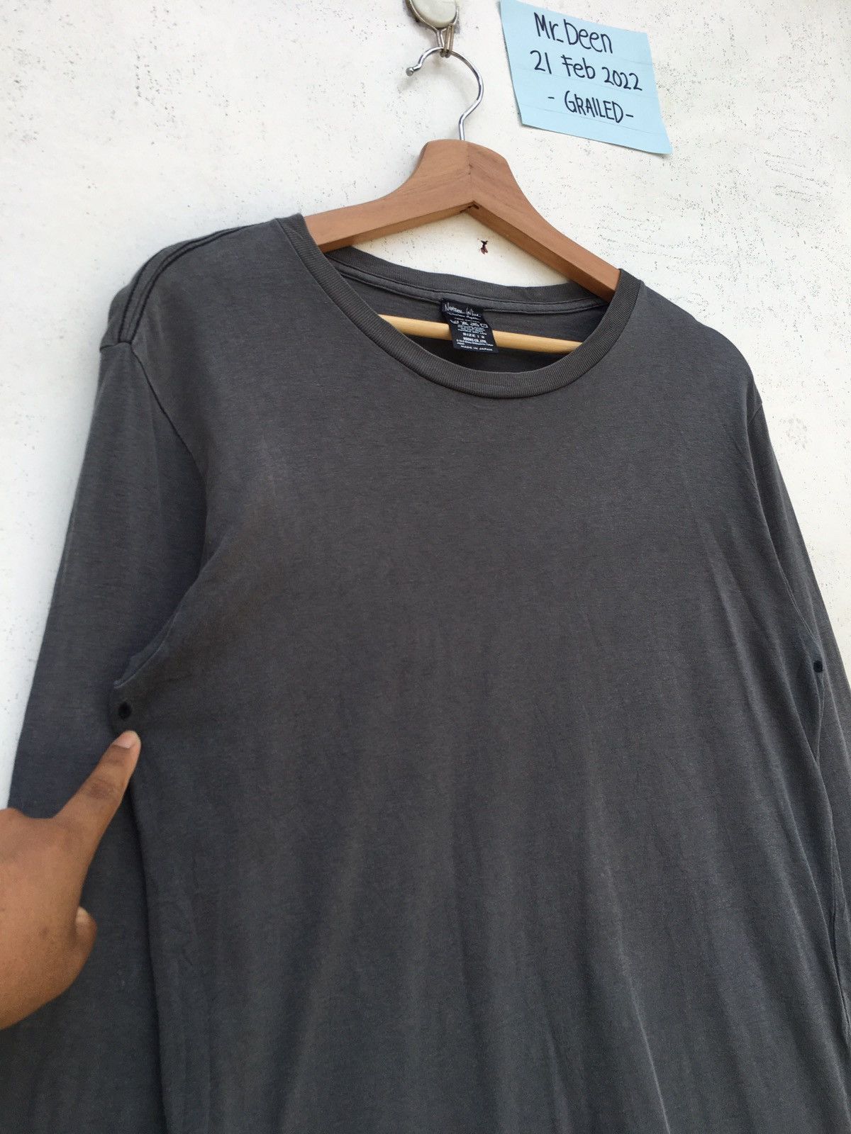 Number (N)ine Rare Number Nine Plain Longsleeve Shirt Size US M / EU 48-50 / 2 - 6 Thumbnail