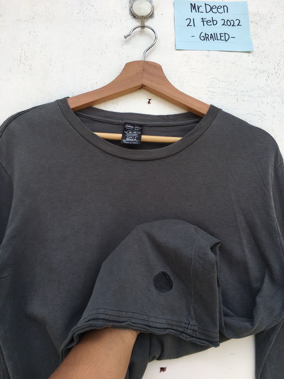 Number (N)ine Rare Number Nine Plain Longsleeve Shirt Size US M / EU 48-50 / 2 - 7 Thumbnail