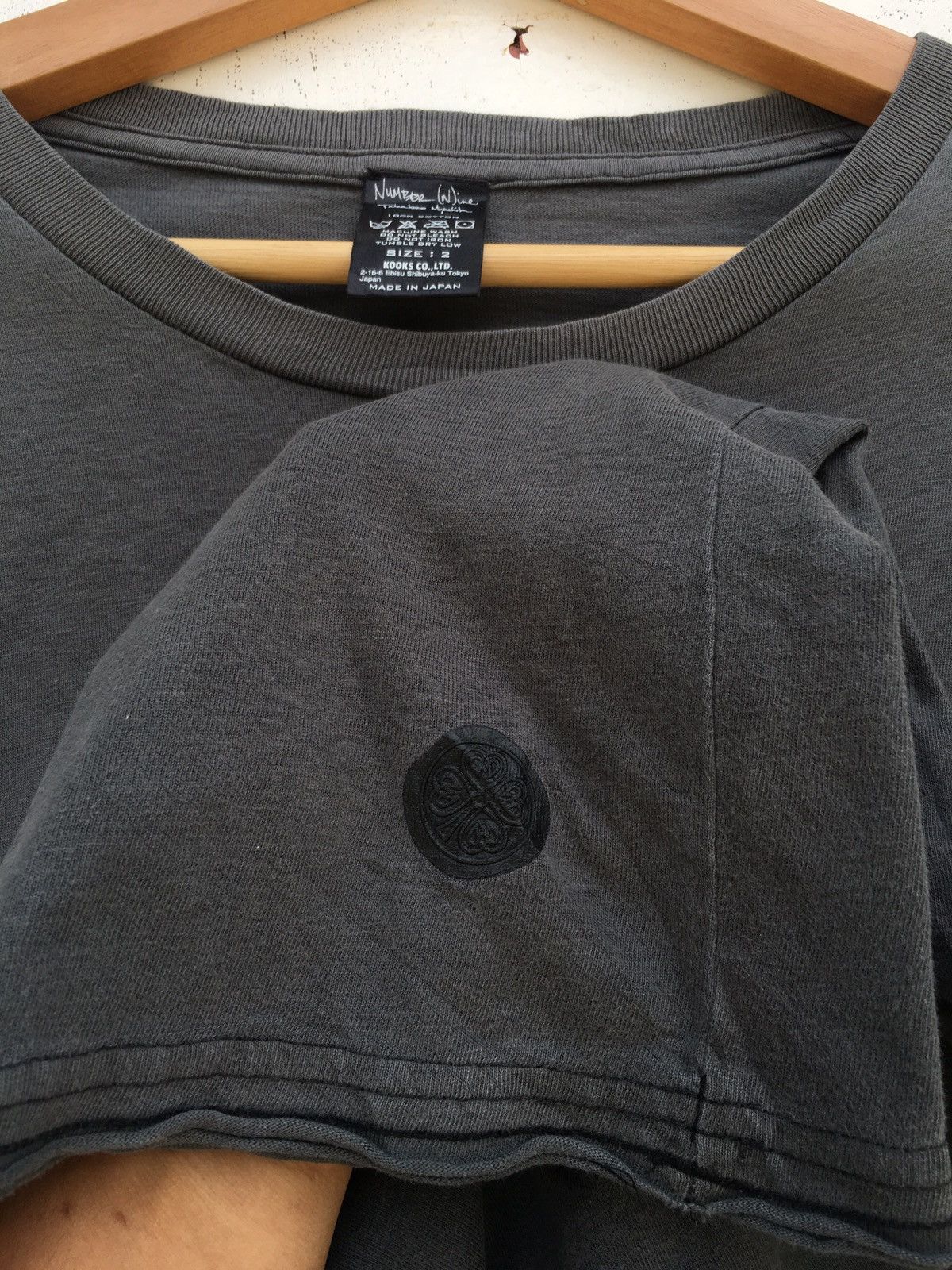 Number (N)ine Rare Number Nine Plain Longsleeve Shirt Size US M / EU 48-50 / 2 - 9 Thumbnail