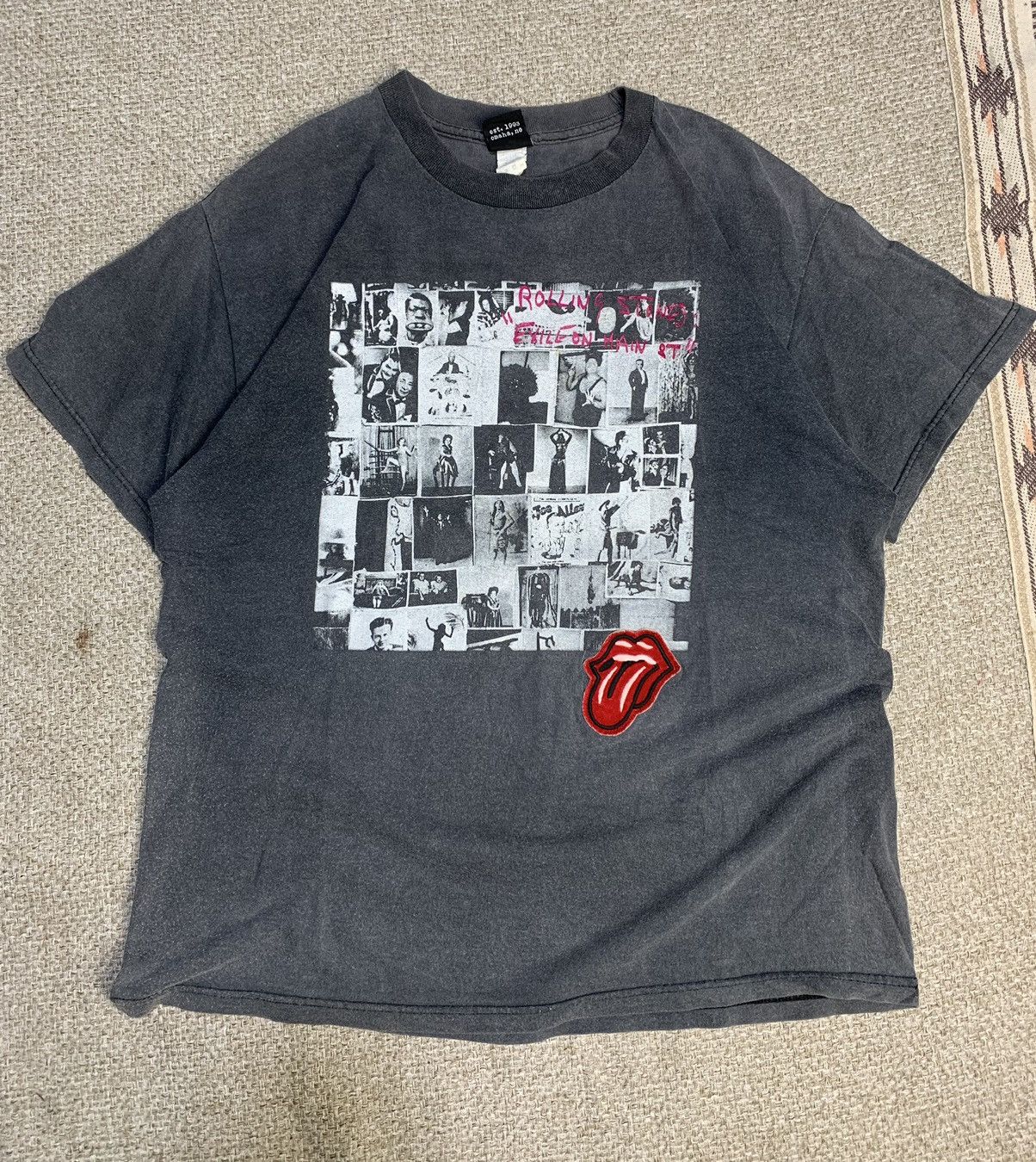 Vintage sunfaded The Rolling Stones tee