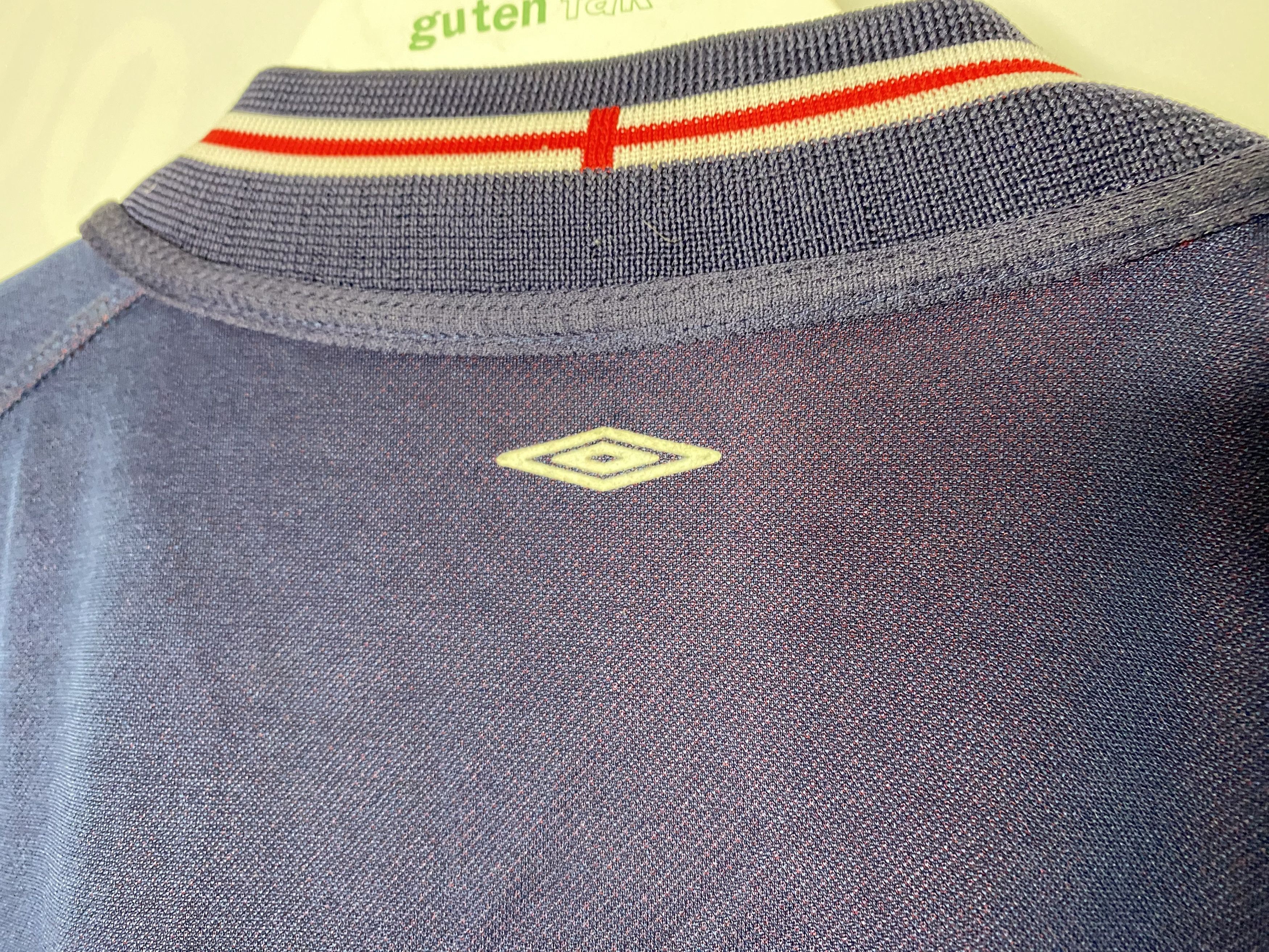 UEFA × Umbro ENGLAND 2002-04 AWAY FOOTBALL SHIRT SOCCER JERSEY REVERSIBLE Size US XL / EU 56 / 4 - 8 Thumbnail