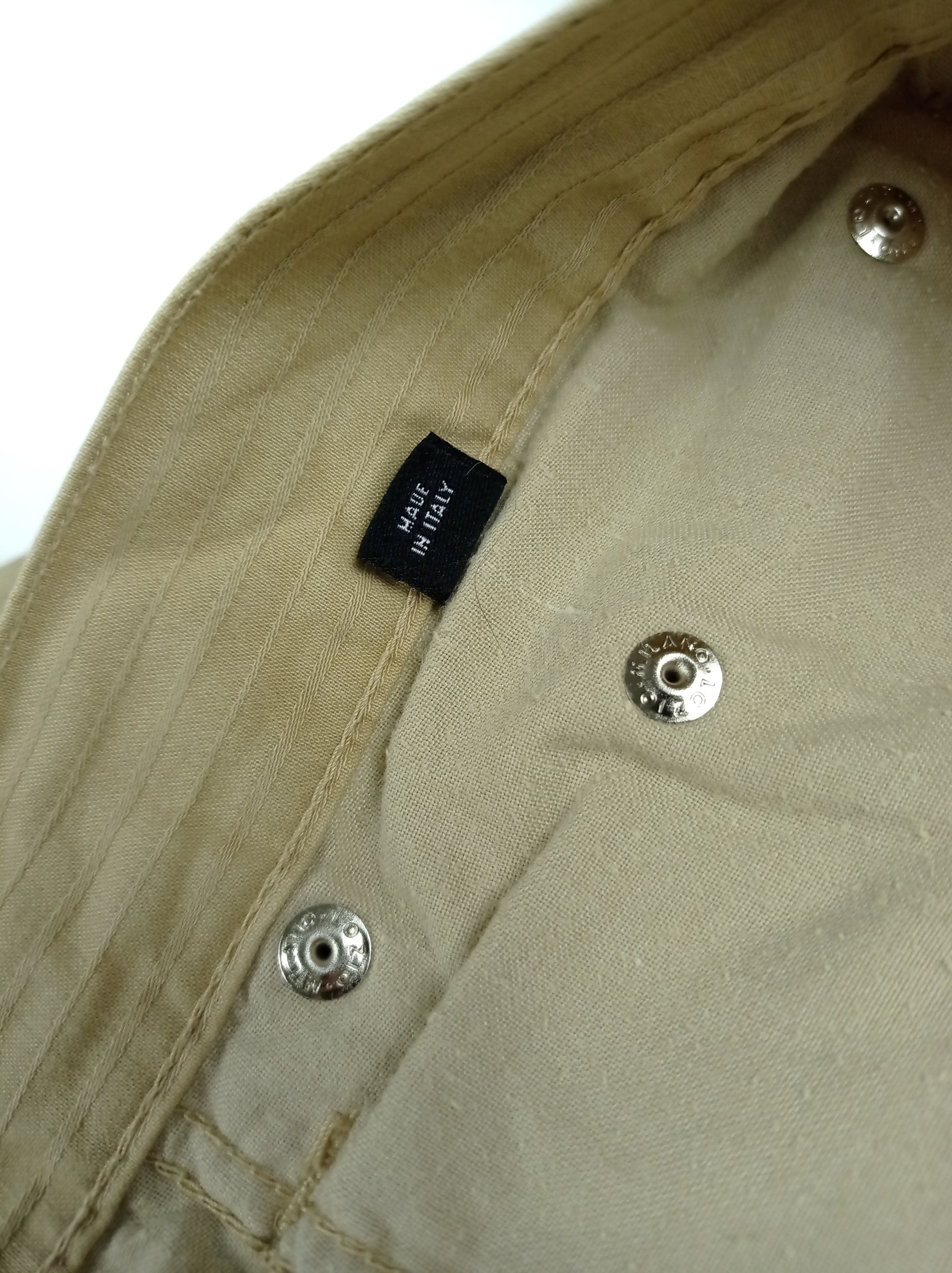 Dolce & Gabbana 90s Vintage DOLCE & GABBANA Striped Beige Pants Trousers Size US 36 / EU 52 - 11 Thumbnail