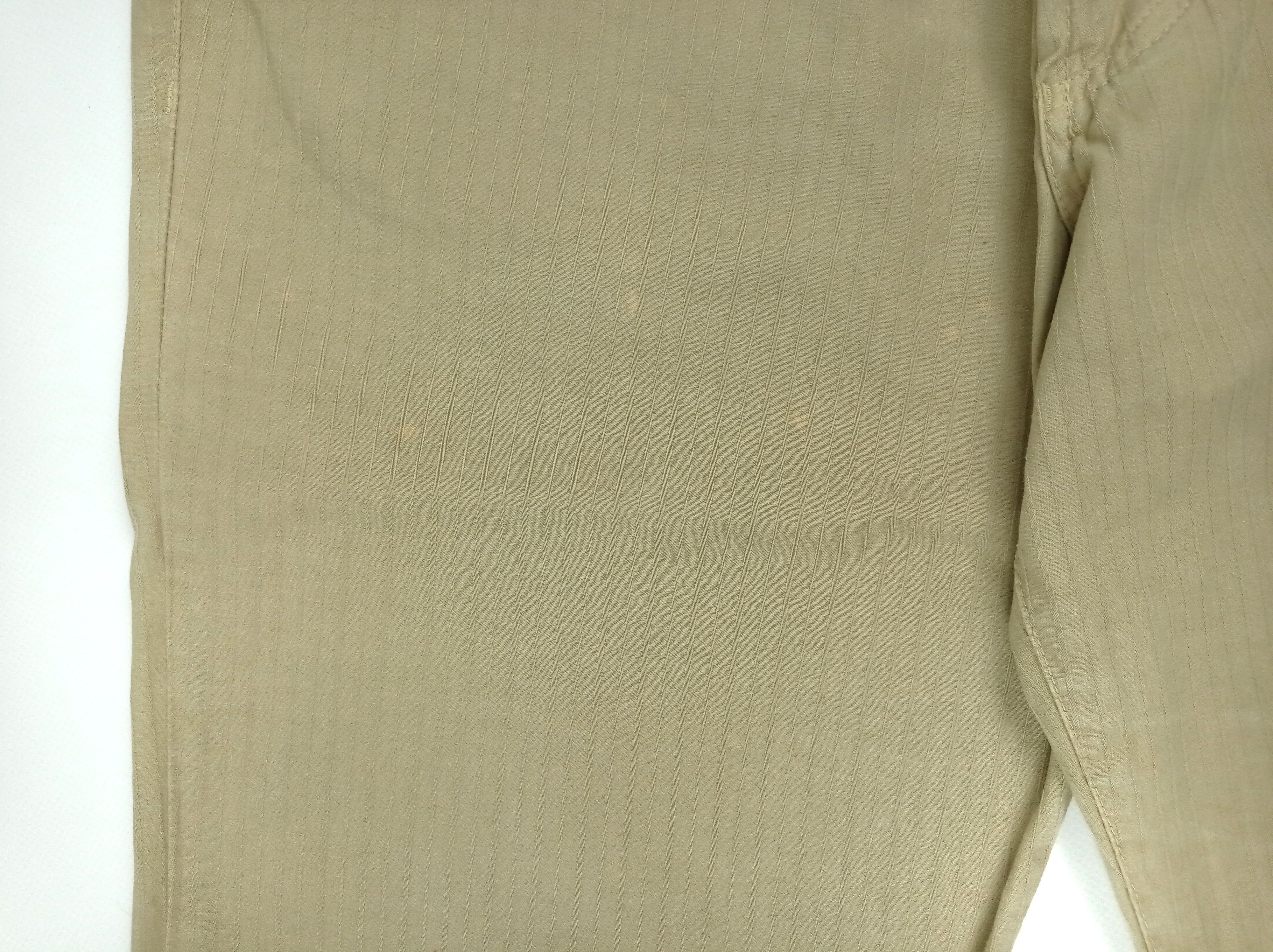 Dolce & Gabbana 90s Vintage DOLCE & GABBANA Striped Beige Pants Trousers Size US 36 / EU 52 - 10 Thumbnail