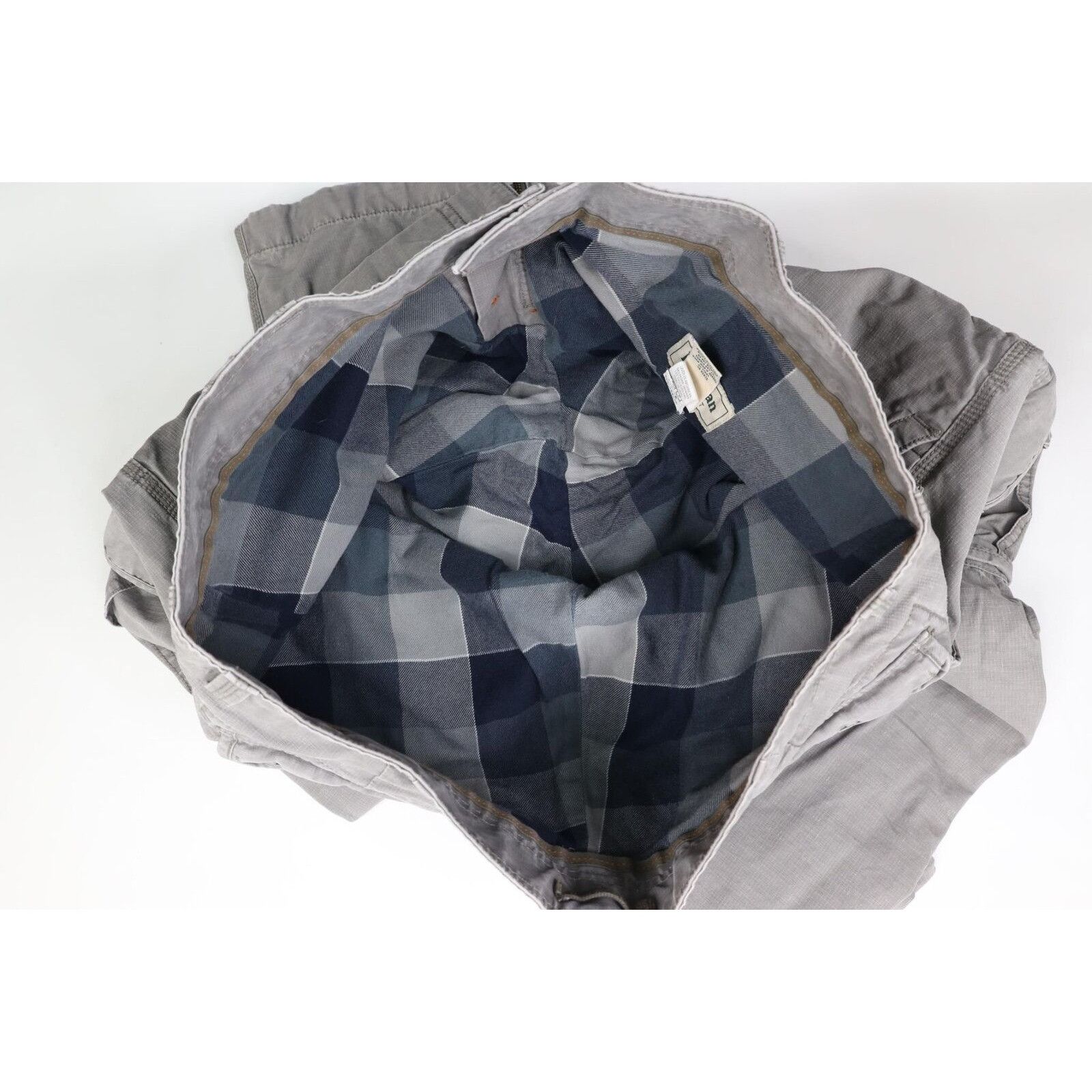 L.L. Bean × Vintage Vintage LL Bean Faded Flannel Lined Ripstop Wide Leg Pants Size US 40 / EU 56 - 5 Thumbnail