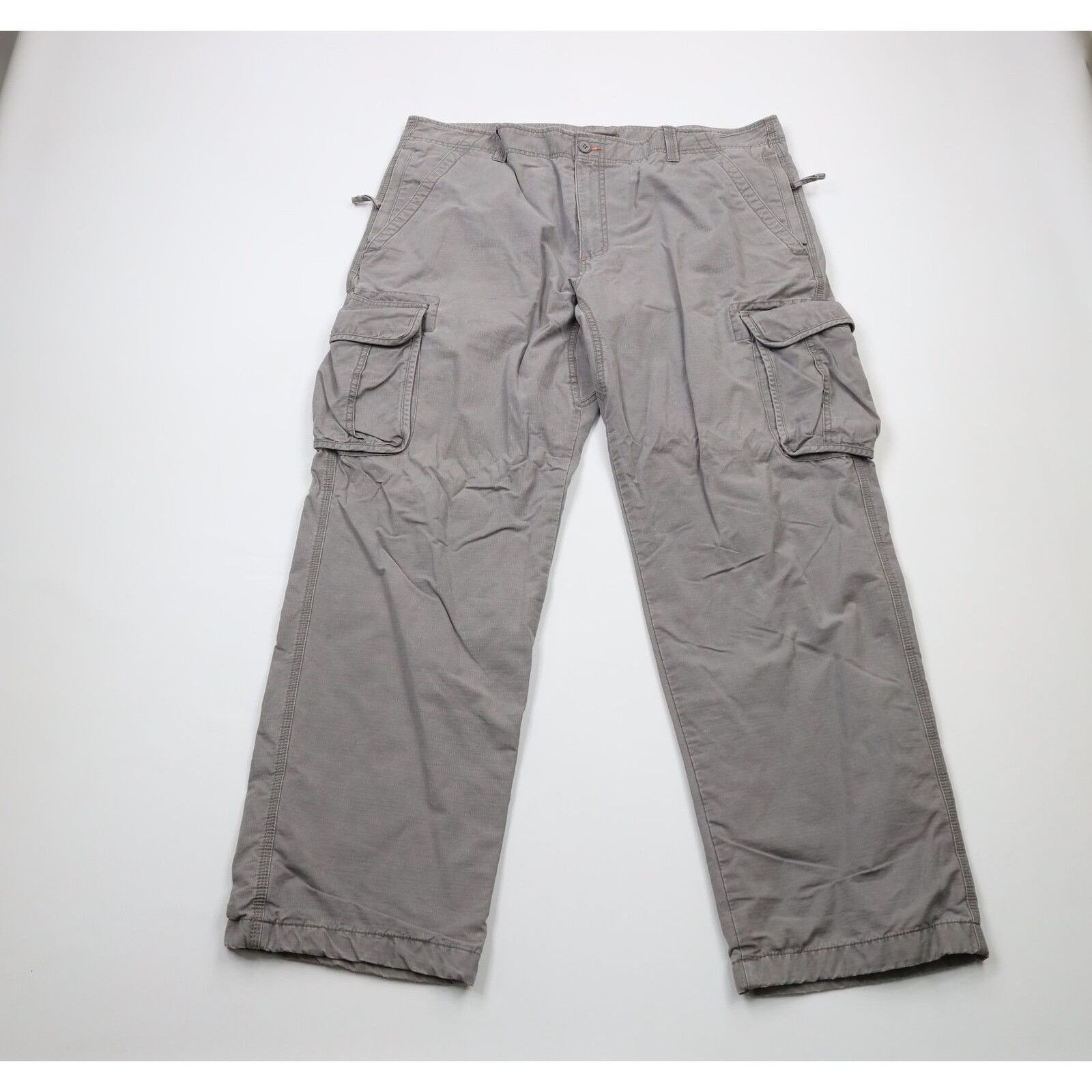 L.L. Bean × Vintage Vintage LL Bean Faded Flannel Lined Ripstop Wide Leg Pants Size US 40 / EU 56 - 1 Thumbnail