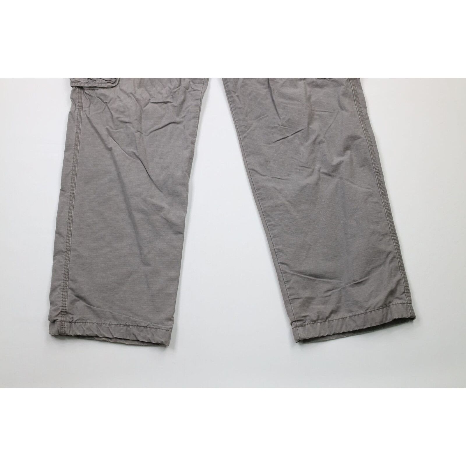 L.L. Bean × Vintage Vintage LL Bean Faded Flannel Lined Ripstop Wide Leg Pants Size US 40 / EU 56 - 3 Thumbnail