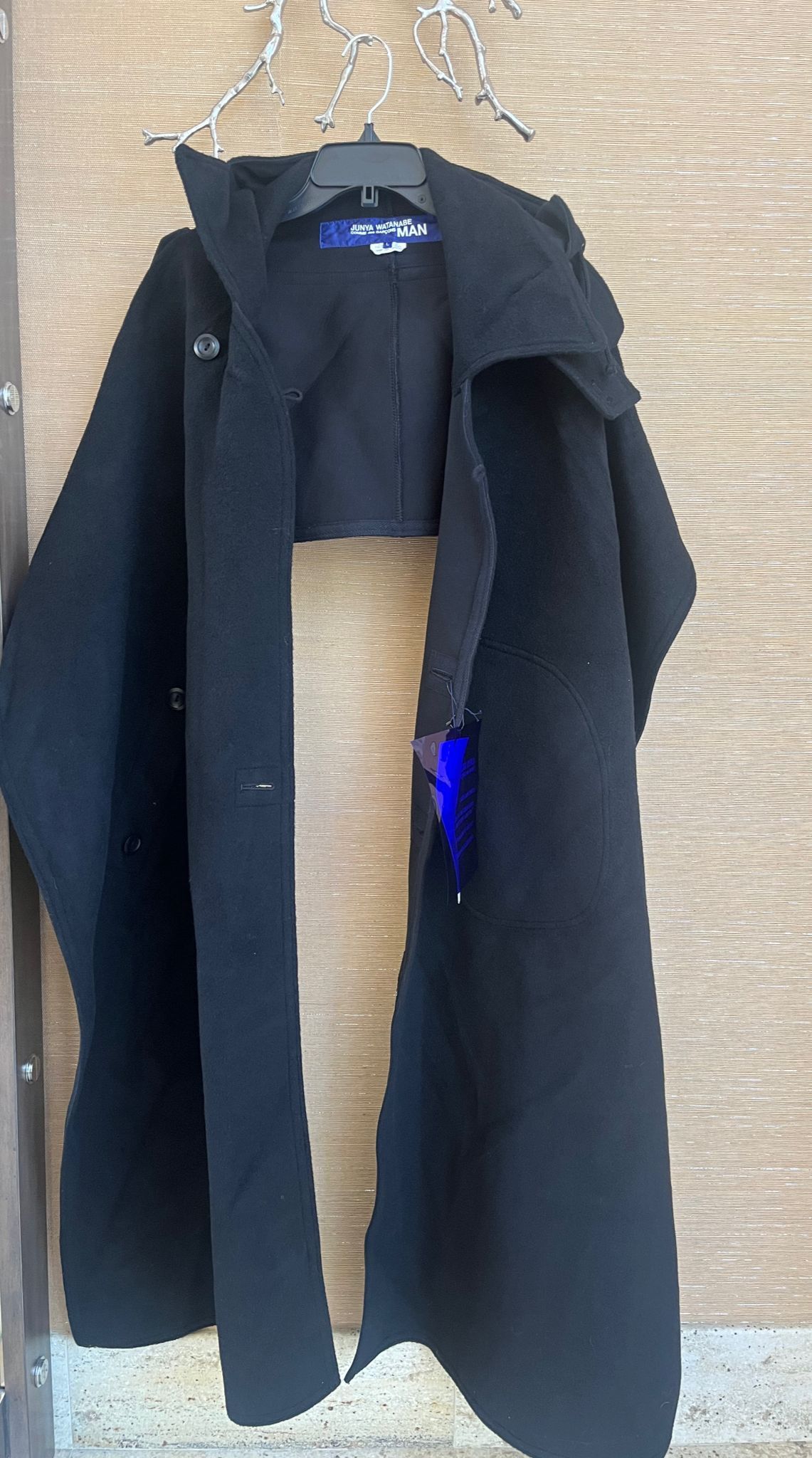 Junya Watanabe Backless & Sleeveless Coat in Black Size US L / EU 52-54 / 3 - 4 Thumbnail