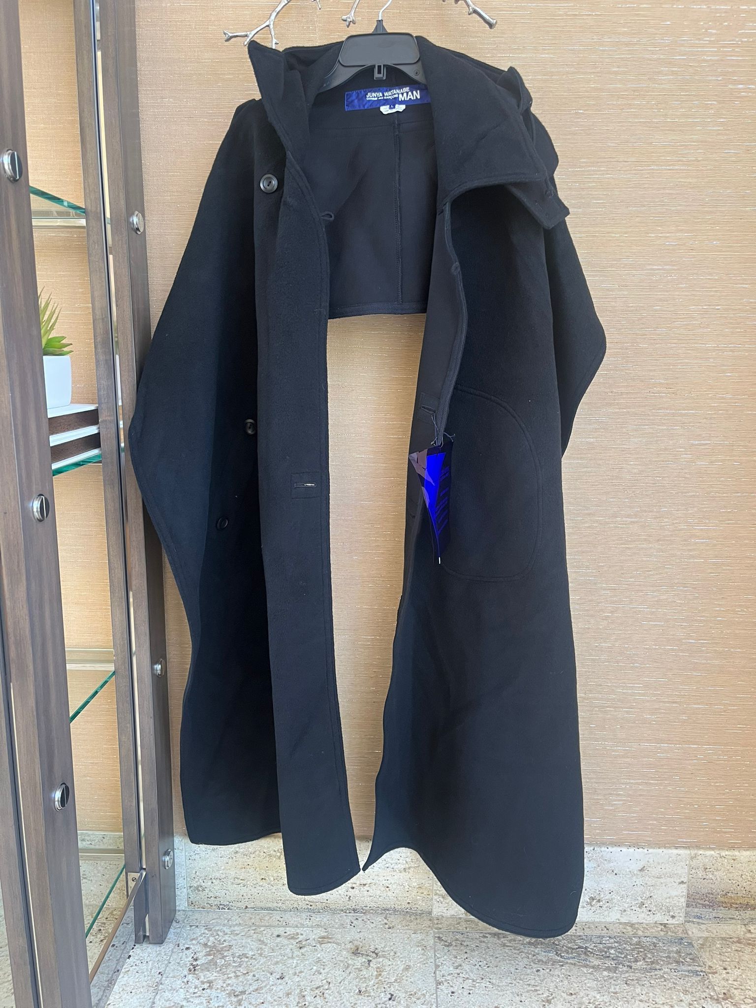 Junya Watanabe Backless & Sleeveless Coat in Black Size US L / EU 52-54 / 3 - 1 Thumbnail