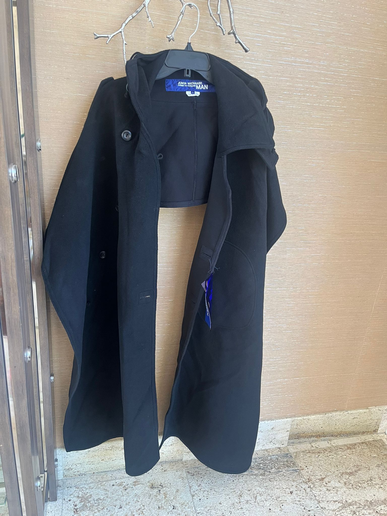Junya Watanabe Backless & Sleeveless Coat in Black Size US L / EU 52-54 / 3 - 6 Thumbnail