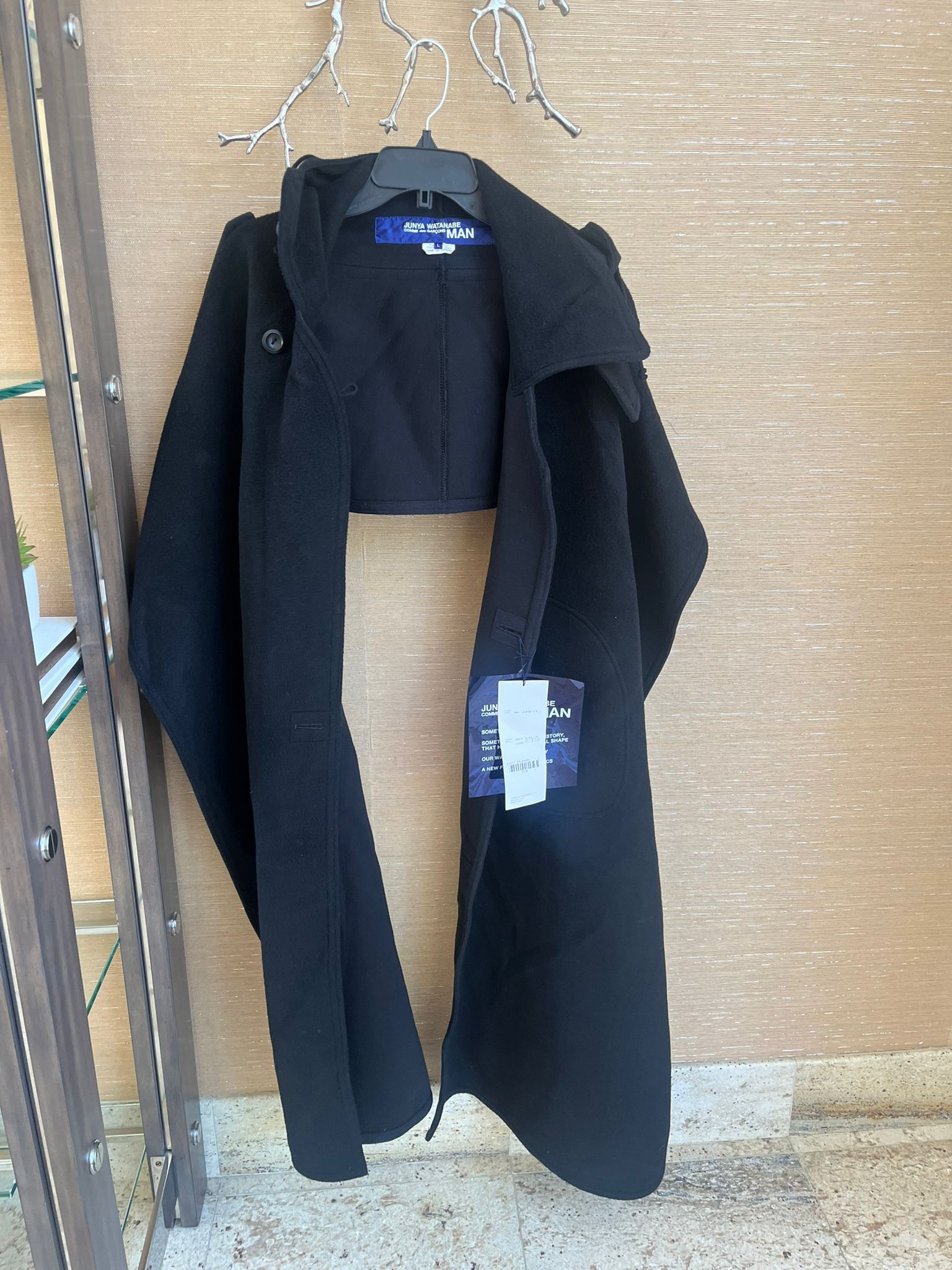 Junya Watanabe Backless & Sleeveless Coat in Black Size US L / EU 52-54 / 3 - 14 Thumbnail