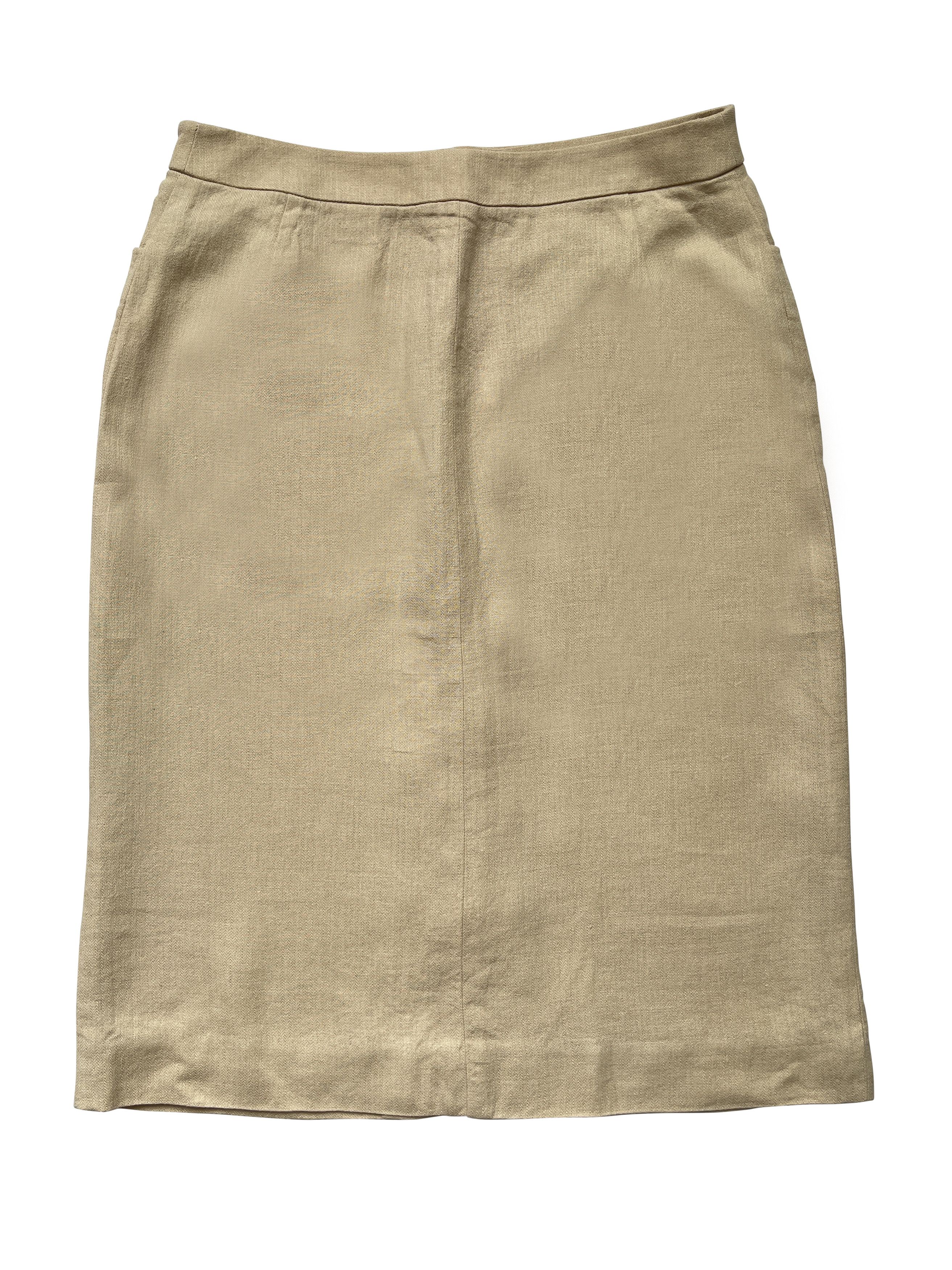 ⚡️QUICK SALE⚡️Hermes by Margiela Beige Linen Skirt