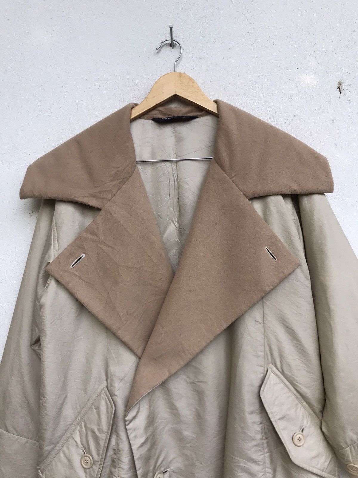 Issey Miyake 🔥Vintage Issey Miyake Windcoat Oversize Loose Coat Size US M / EU 48-50 / 2 - 5 Thumbnail