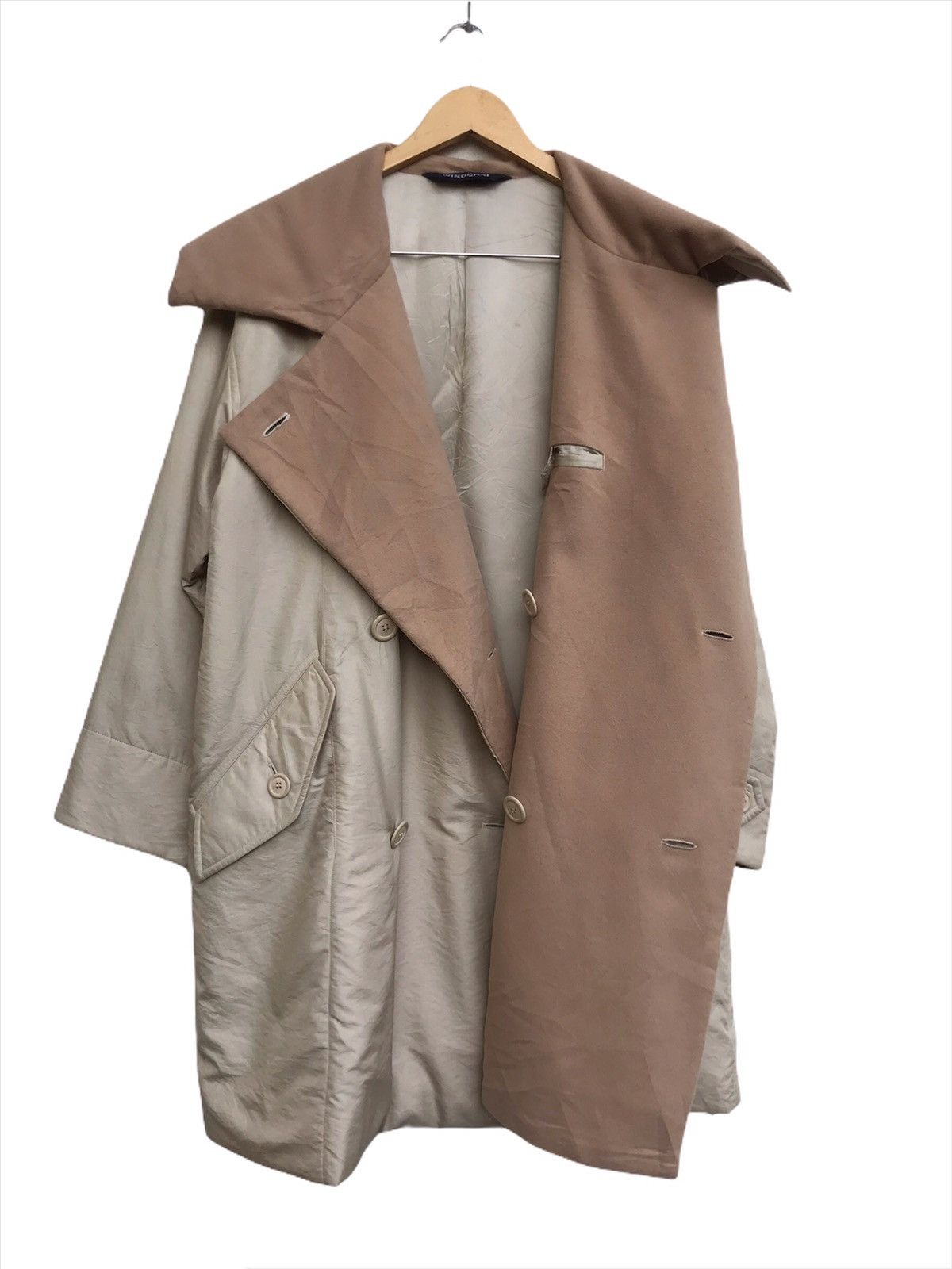 Issey Miyake 🔥Vintage Issey Miyake Windcoat Oversize Loose Coat Size US M / EU 48-50 / 2 - 3 Thumbnail