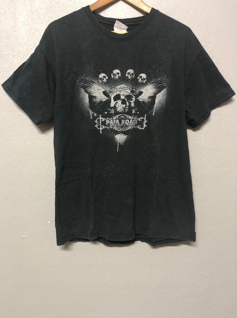Vintage Papa roach ,Nirvana ,Foo Fighters Grunge Band Tee 90