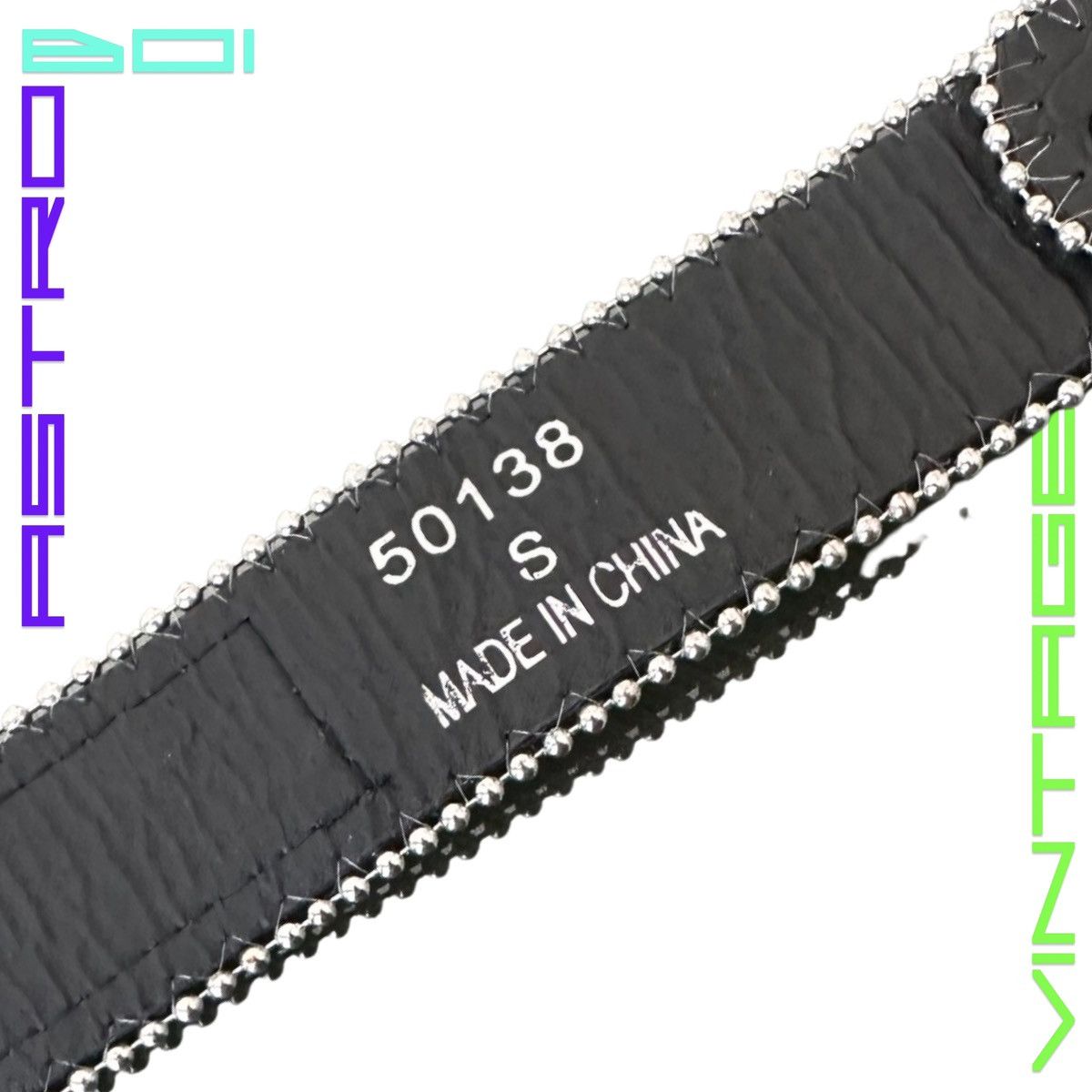 Vintage Vintage Zebra Black & White BB Rhinestone Belt _28-30” Size 28 - 7 Thumbnail