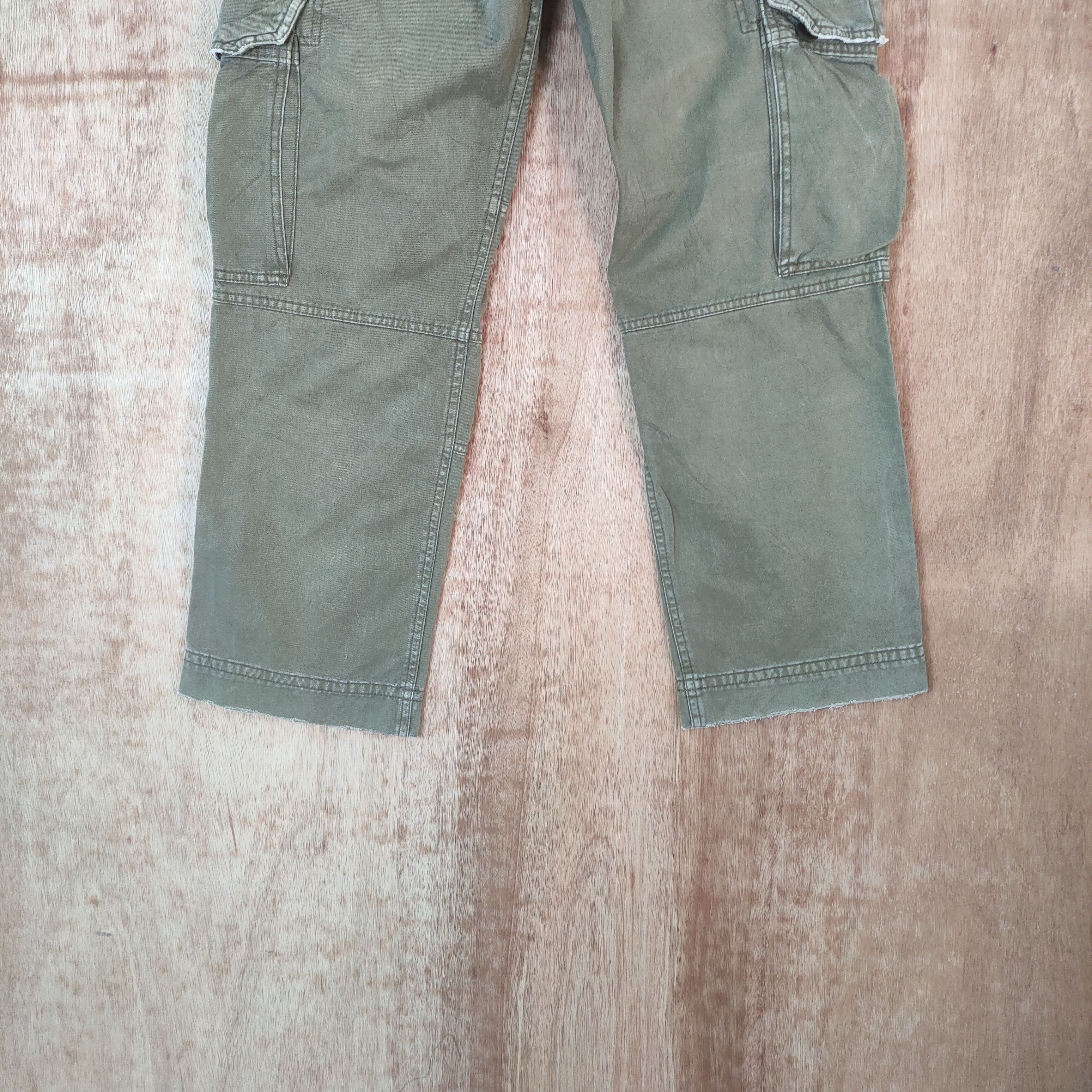 Japanese Brand VINTAGE FADED CARGO PANTS Size US 30 / EU 46 - 10 Thumbnail
