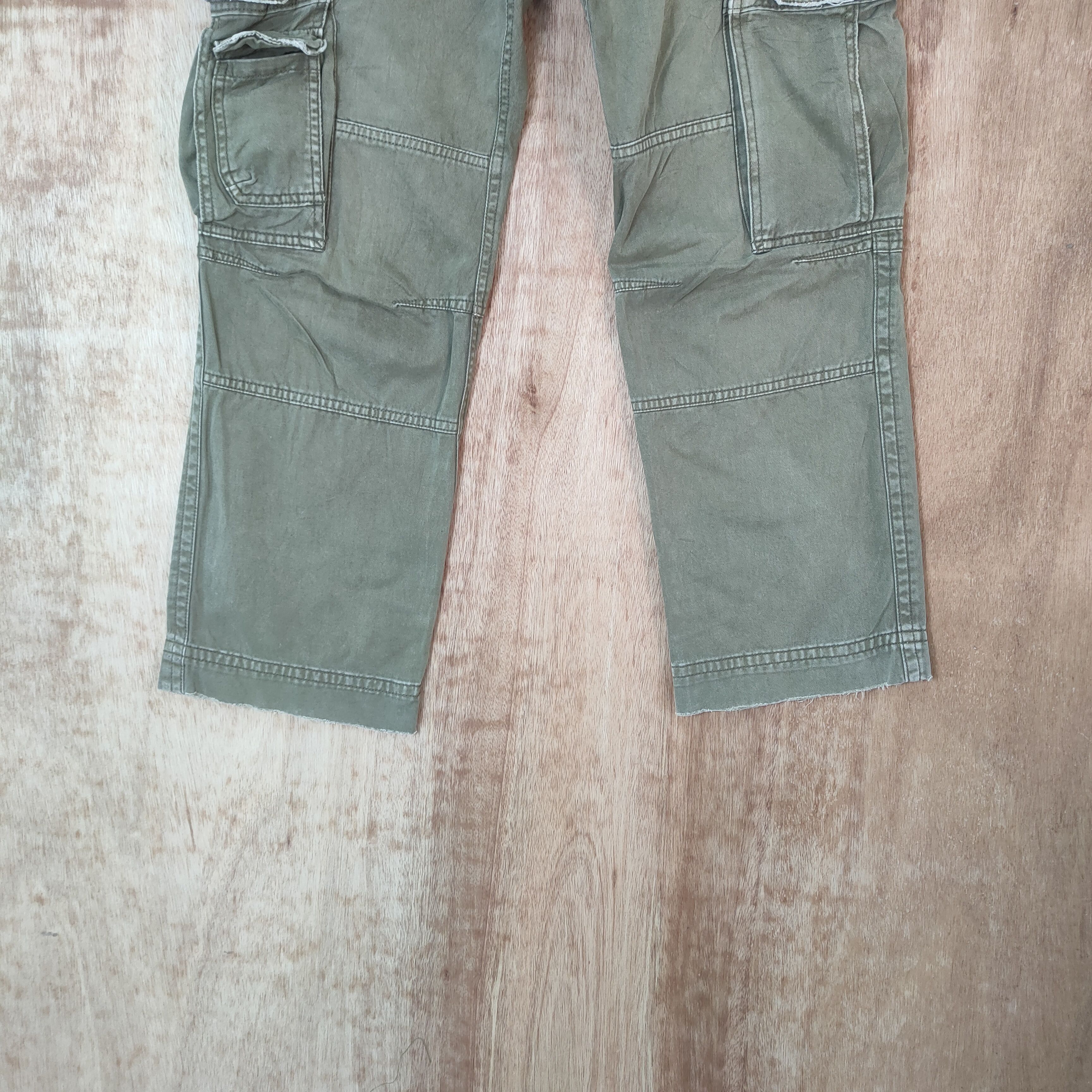 Japanese Brand VINTAGE FADED CARGO PANTS Size US 30 / EU 46 - 4 Thumbnail
