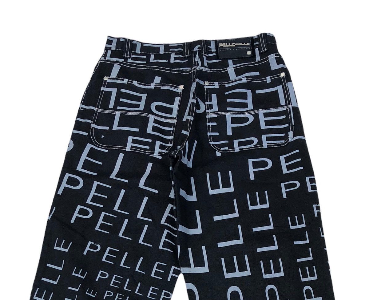 Marc Buchanan × Pelle Pelle × Vintage 🔥Sick Art Pelle Pelle Monogram Hip Hop Baggy Pant Jeans🔥 Size US 32 / EU 48 - 5 Thumbnail