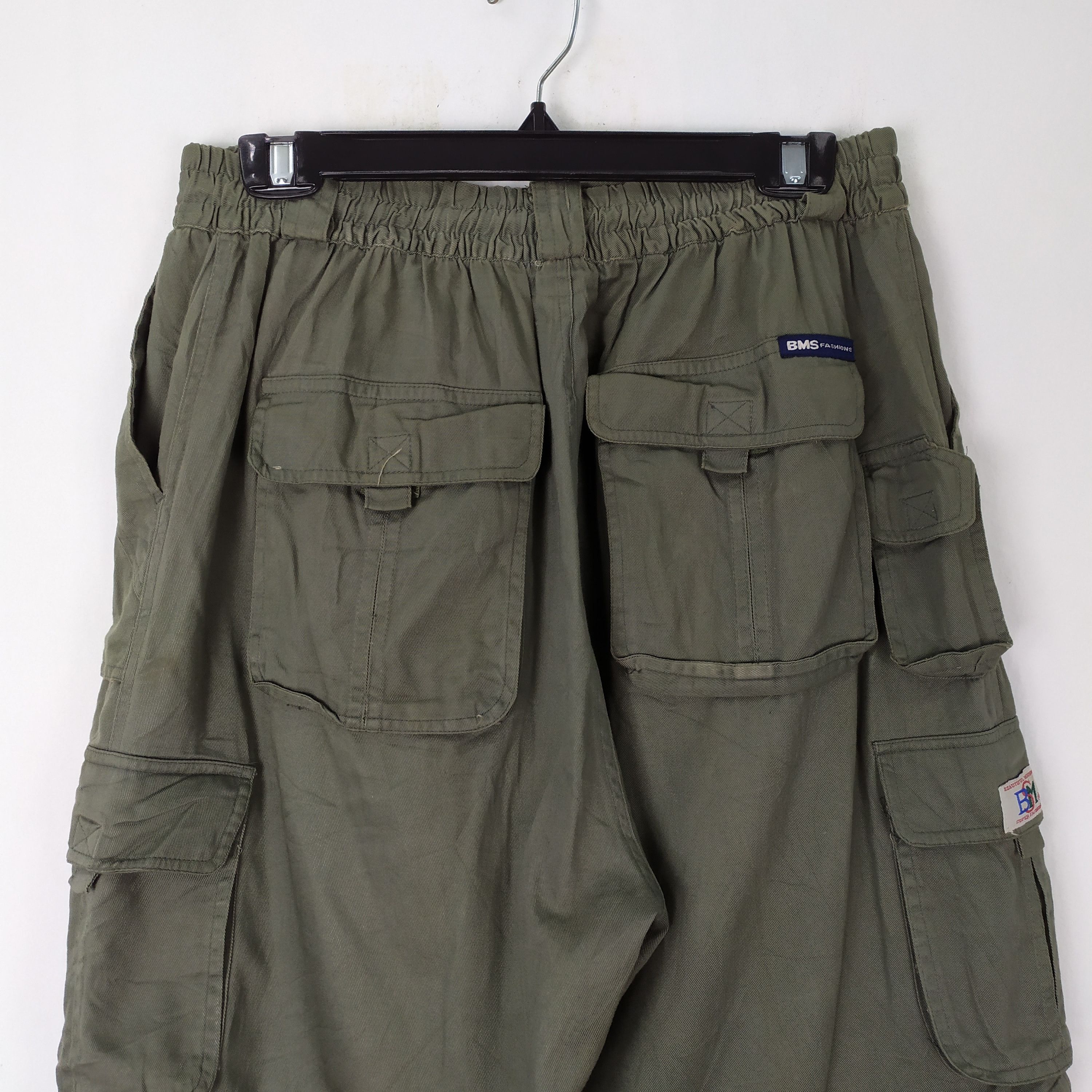 Japanese Brand BMS BONDAGE BAGGY CARGO PANTS /3 STEP STYLE Size US 30 / EU 46 - 5 Thumbnail