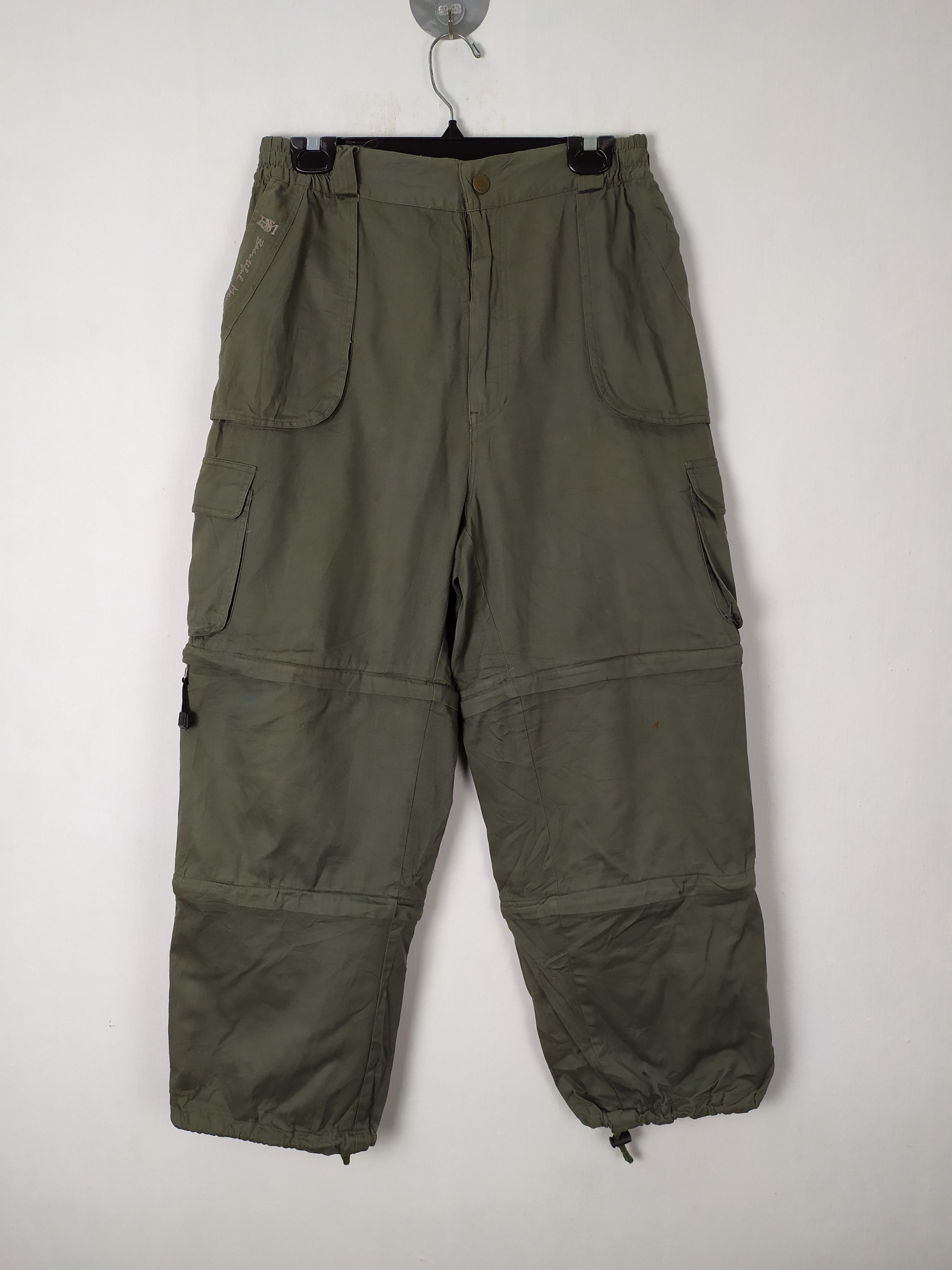 Japanese Brand BMS BONDAGE BAGGY CARGO PANTS /3 STEP STYLE Size US 30 / EU 46 - 2 Thumbnail