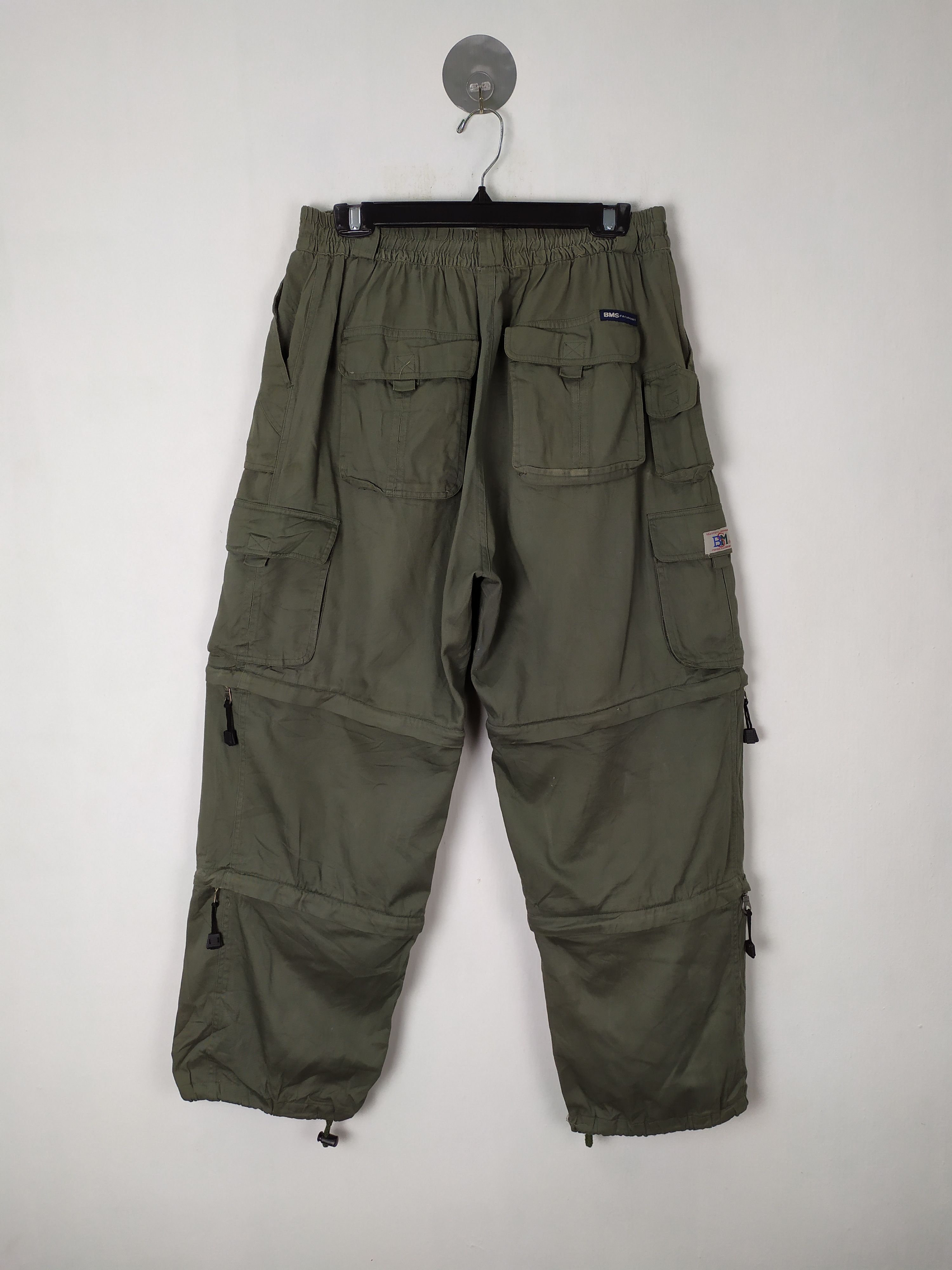 image of Avant Garde Bms Bondage Baggy Cargo Pants /3 Step Style in Grey, Men's (Size 30)