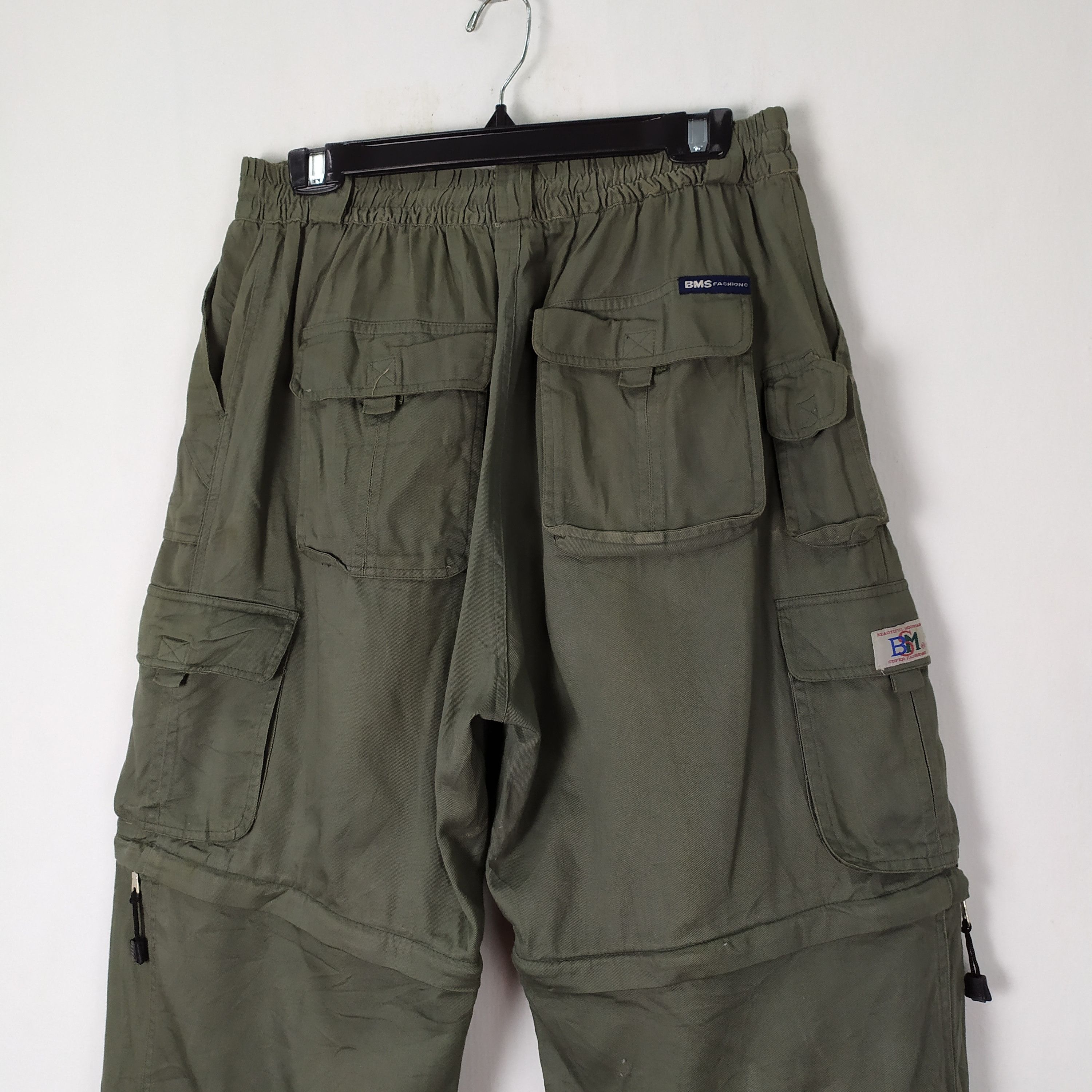 Japanese Brand BMS BONDAGE BAGGY CARGO PANTS /3 STEP STYLE Size US 30 / EU 46 - 20 Thumbnail