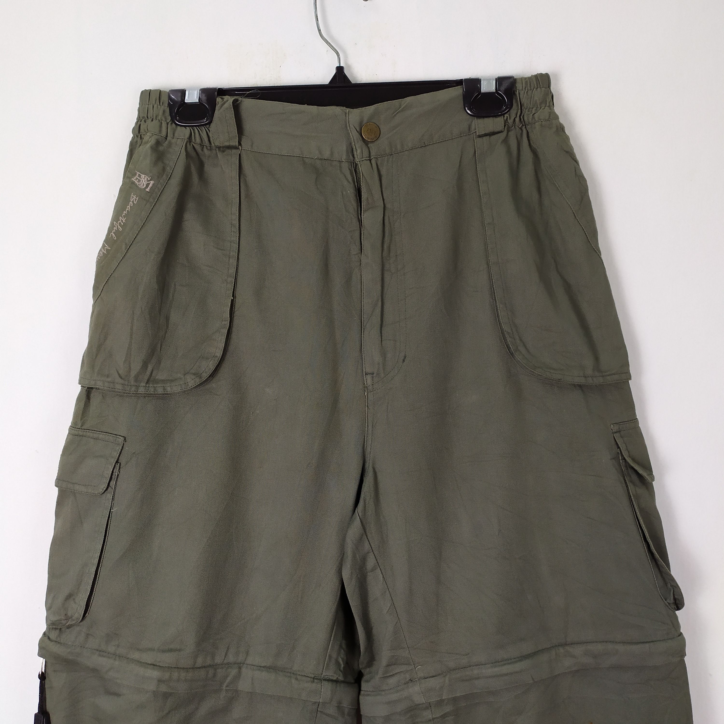 Japanese Brand BMS BONDAGE BAGGY CARGO PANTS /3 STEP STYLE Size US 30 / EU 46 - 7 Thumbnail