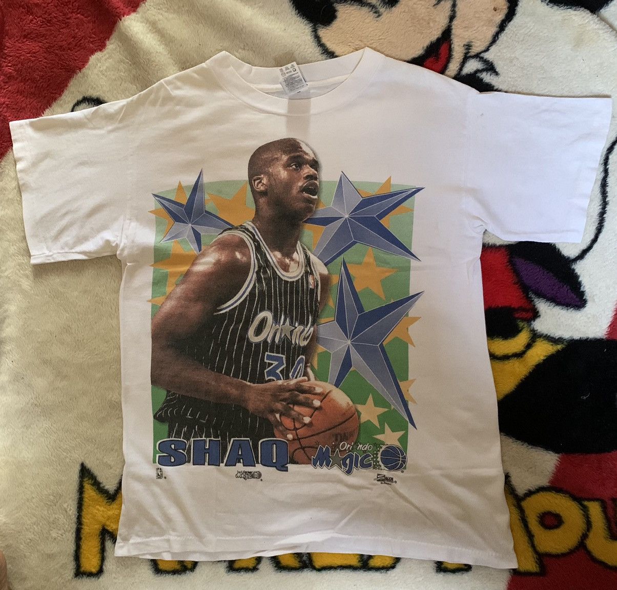 NBA × Vintage Vintage shaq Oneil 90s Size US M / EU 48-50 / 2 - 2 Thumbnail