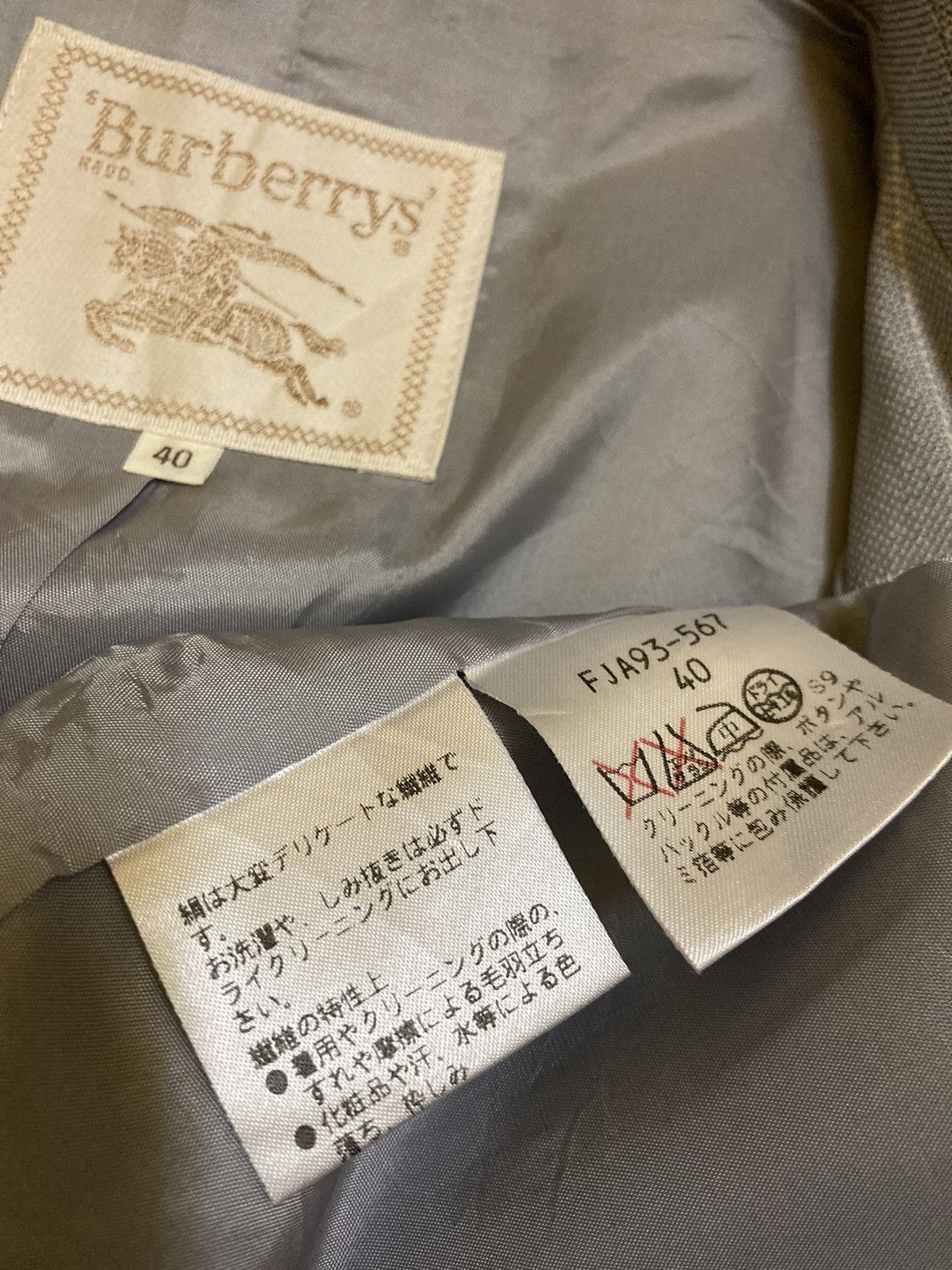 Burberry Burberry Grid Check Blazer Jacket Size S / US 4 / IT 40 - 6 Thumbnail