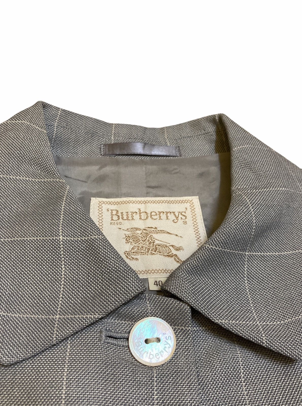 Burberry Burberry Grid Check Blazer Jacket Size S / US 4 / IT 40 - 4 Thumbnail